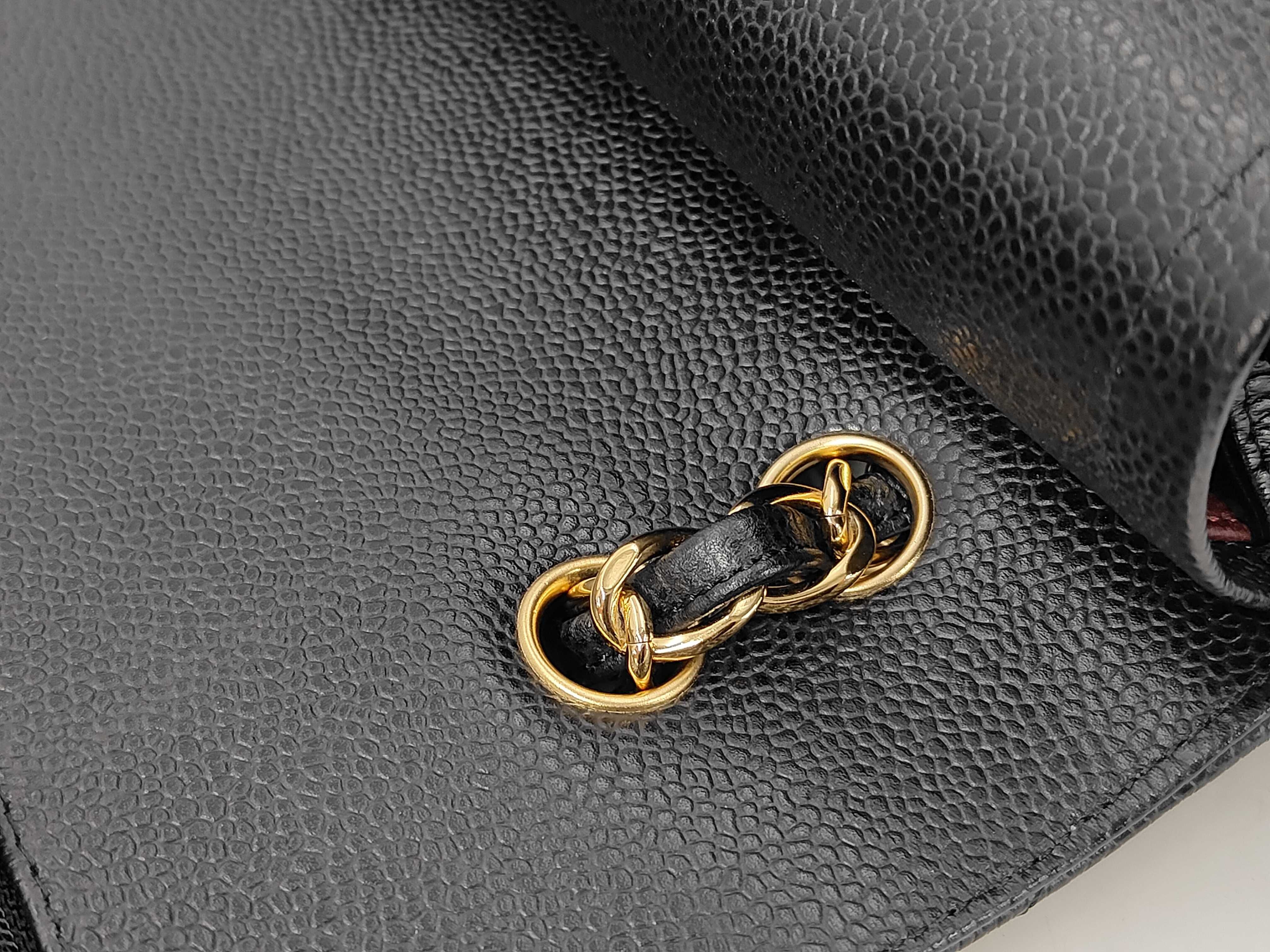 Caviar Leather Large Size Shoulder Bag (with seal and card) — view 5