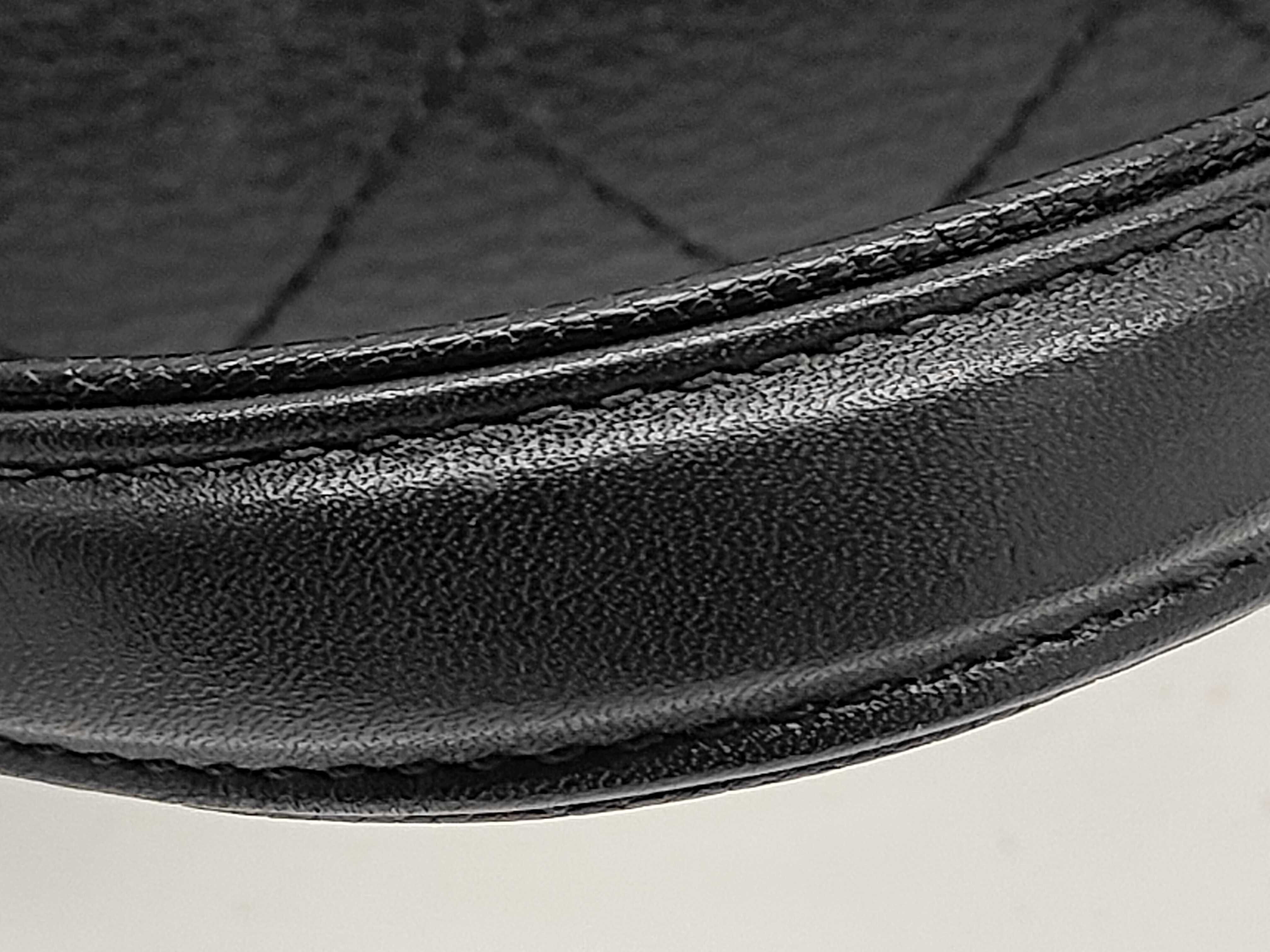 Leather Bag (Coco Mark) 2-Way Handbag/Chain Shoulder Bag, Black — view 4