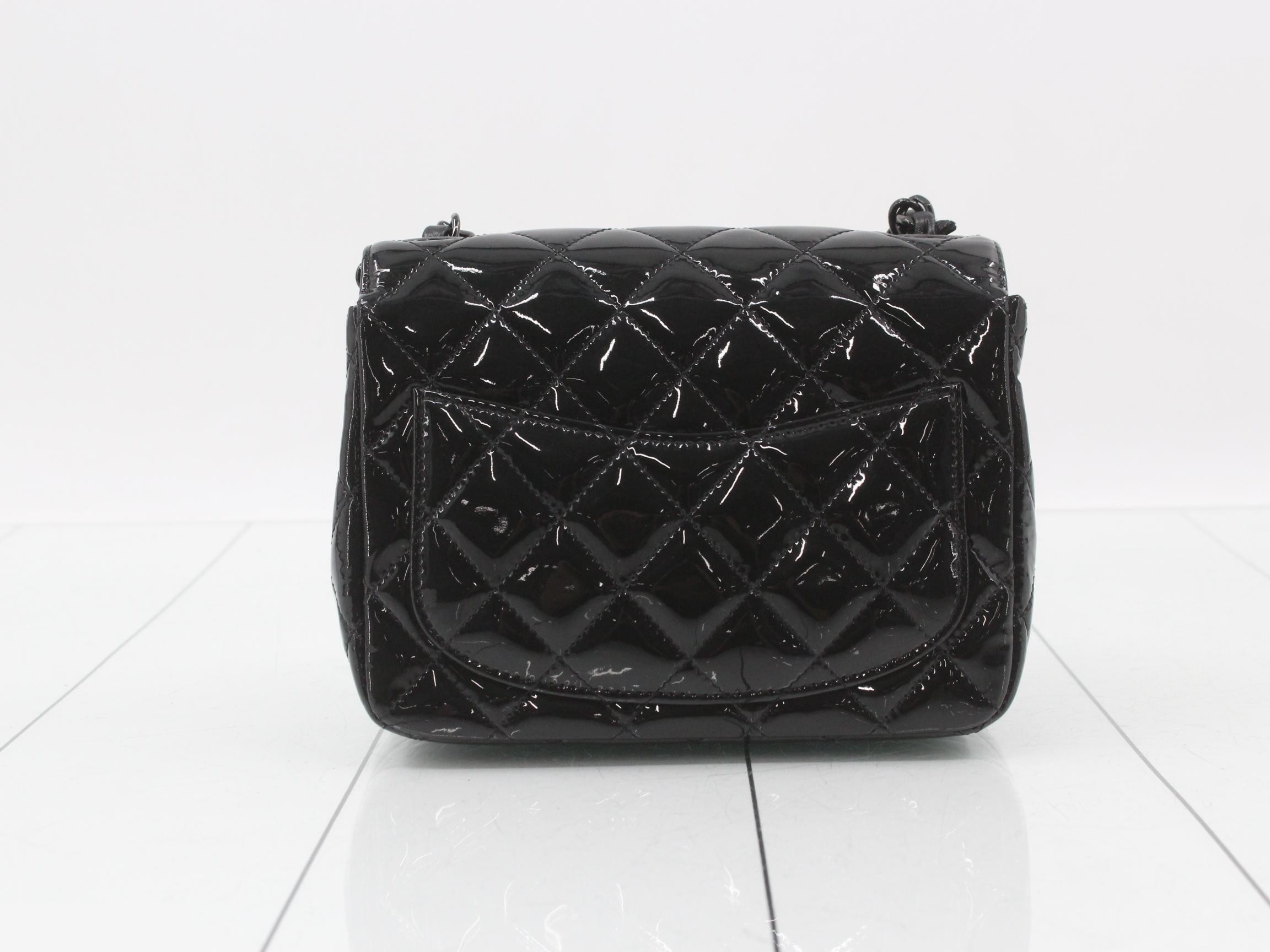 Enamel Matelassé Shoulder Bag — view 2