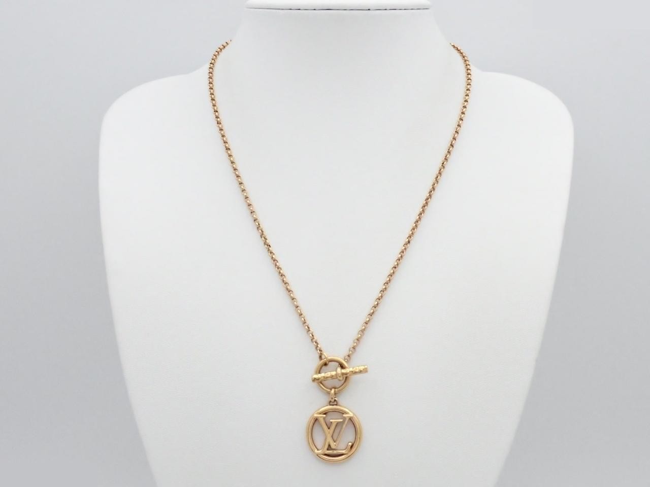 Collier Louise necklace, gold, chain approximately 44cm — view 3