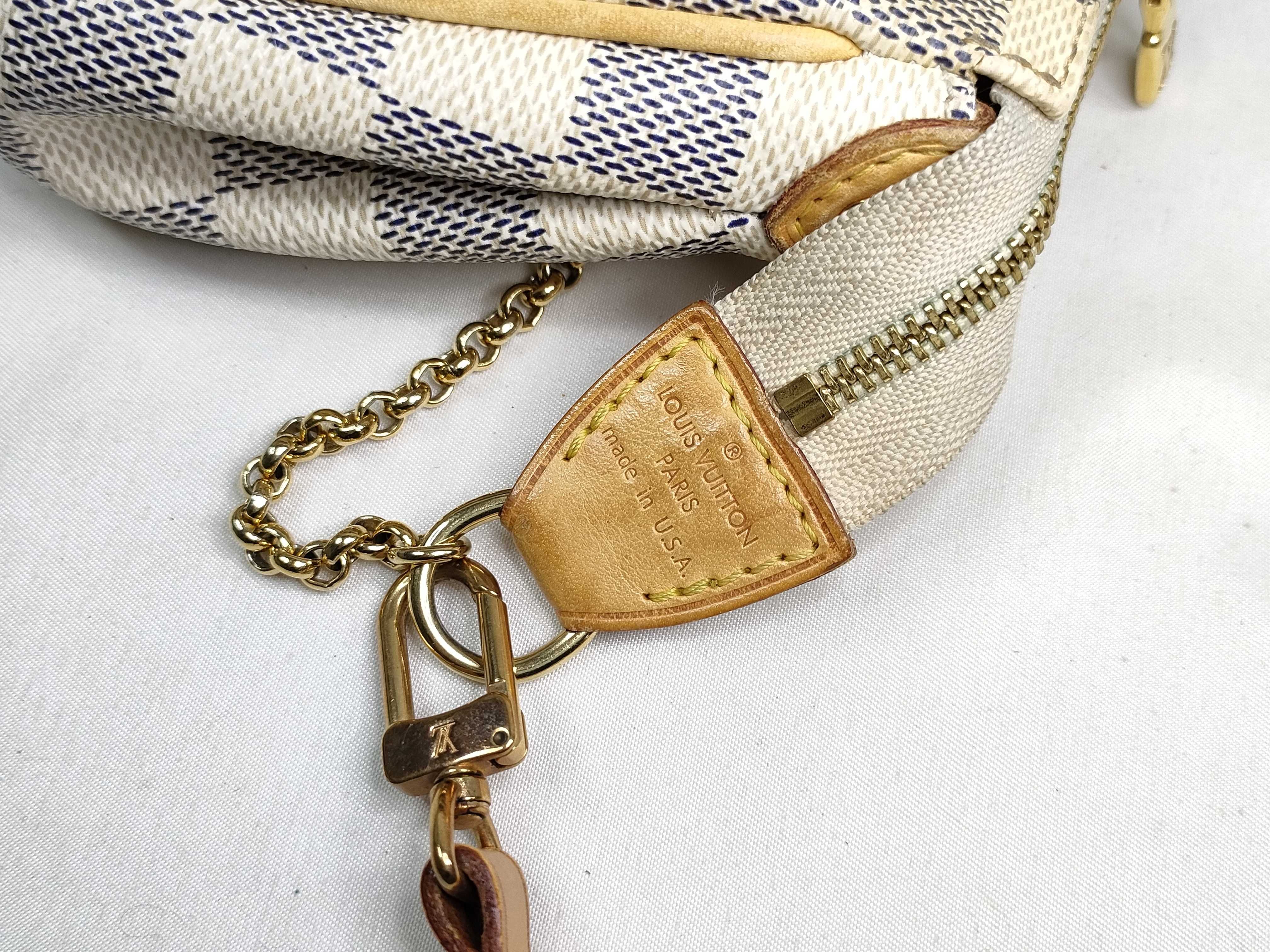 Damier Azur LOUIS VUITTON Damier Azur Eva N55214 SD2100 Handbag — view 12