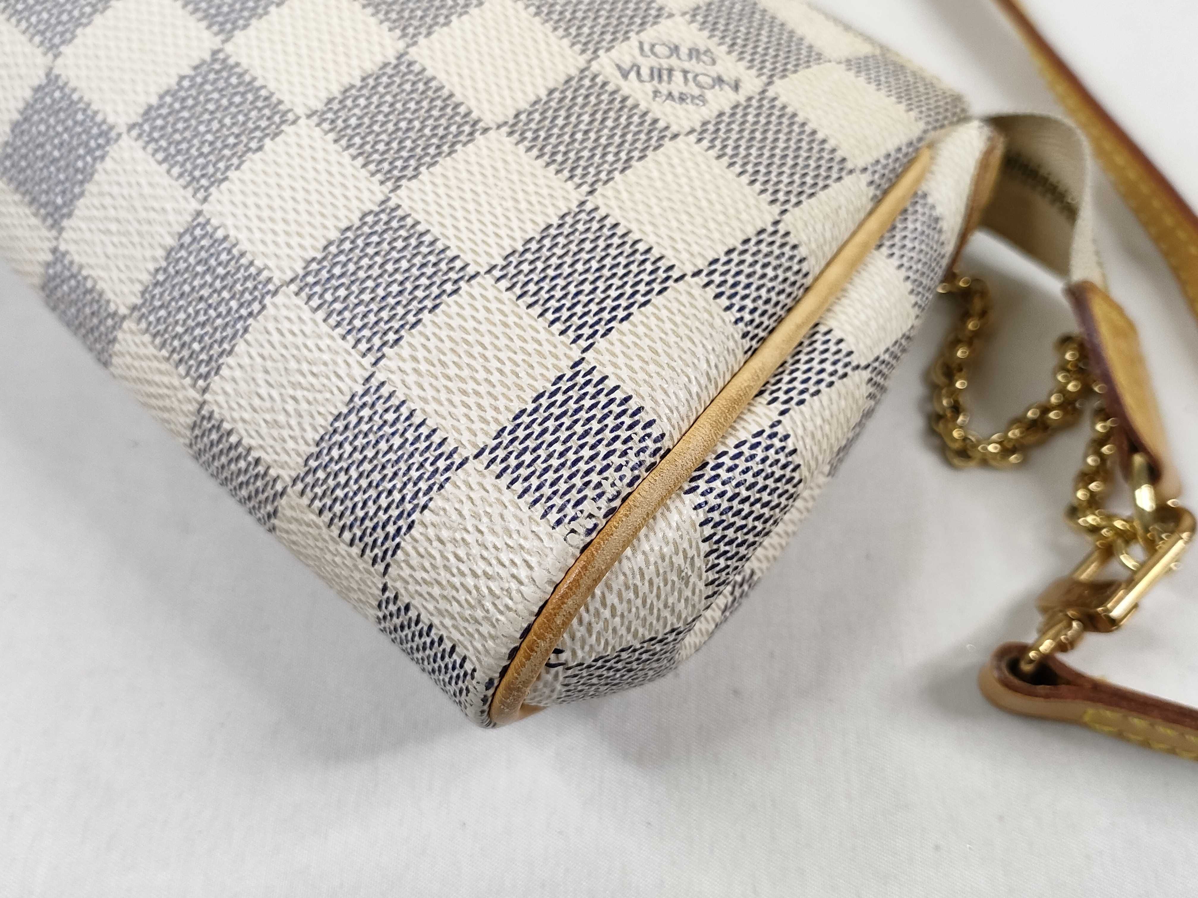 Damier Azur LOUIS VUITTON Damier Azur Eva N55214 SD2100 Handbag — view 7