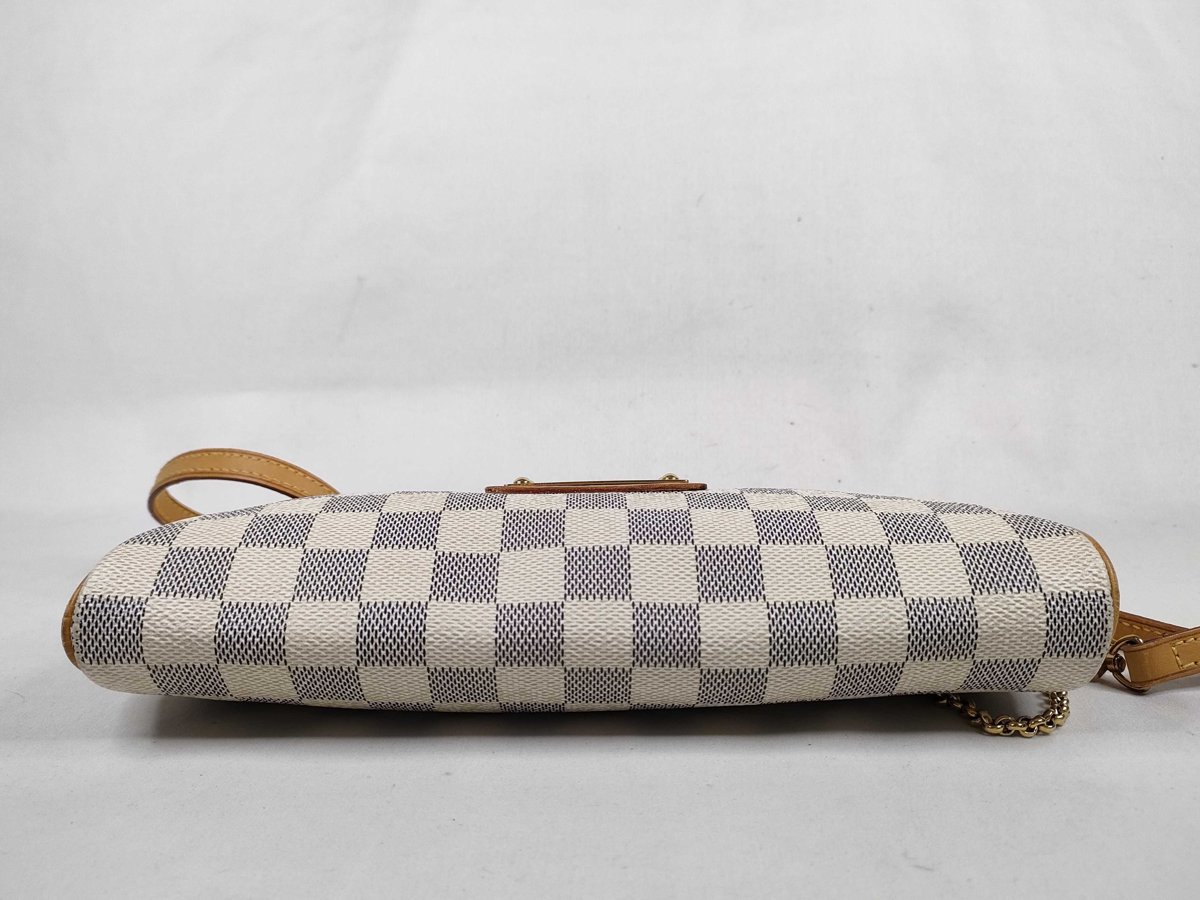 Damier Azur LOUIS VUITTON Damier Azur Eva N55214 SD2100 Handbag — view 8