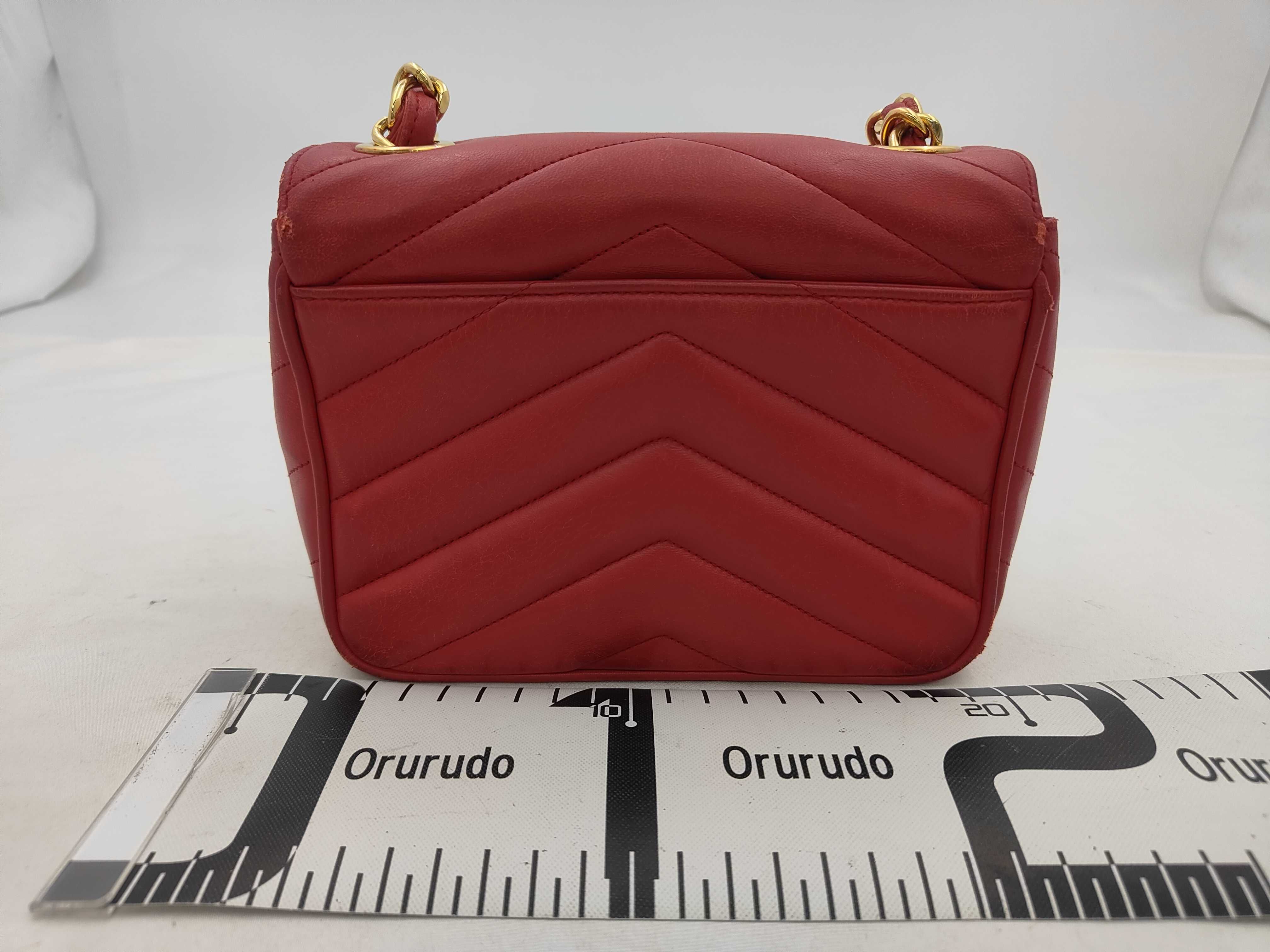 V-stitch shoulder bag — view 2