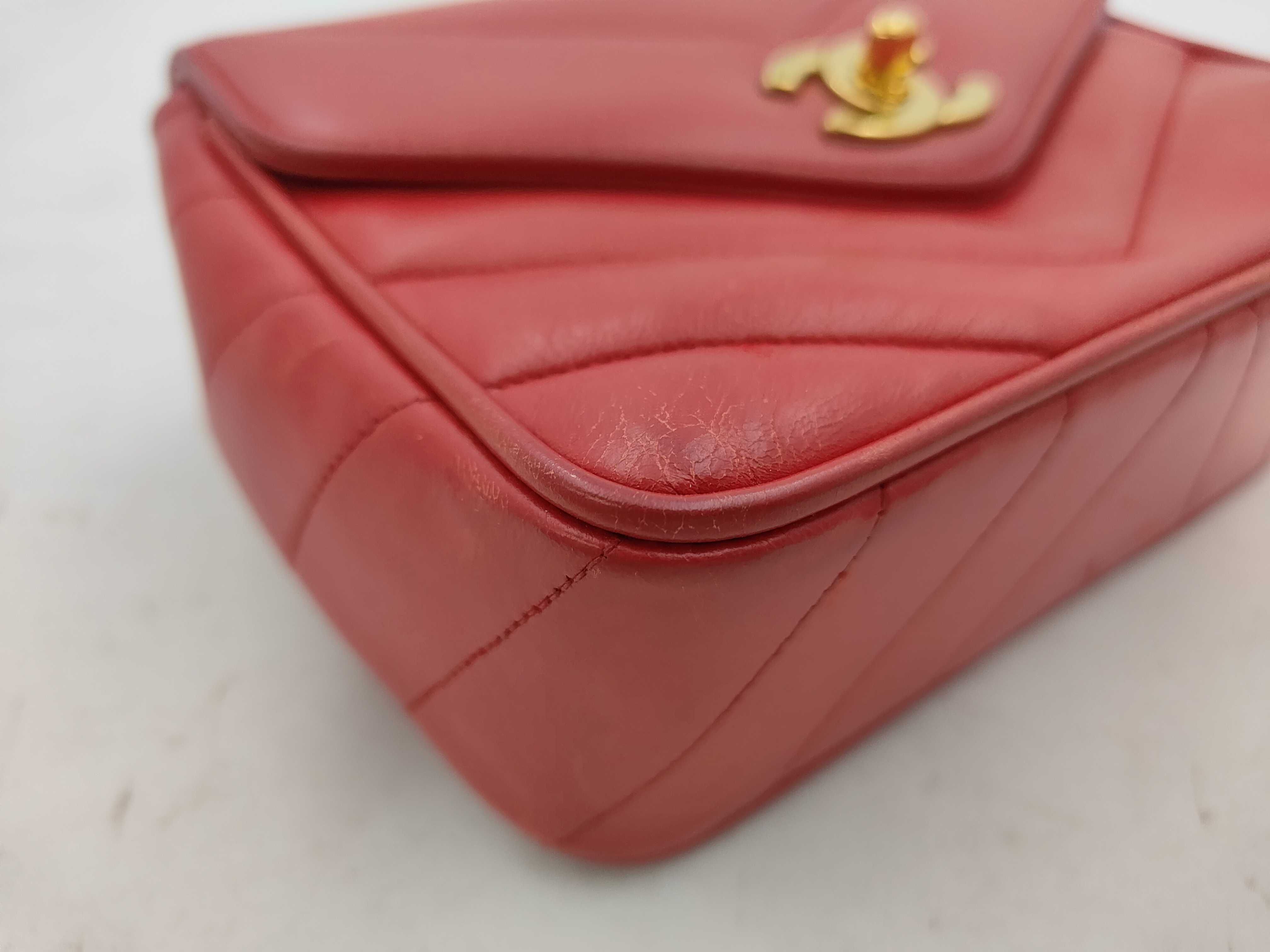 V-stitch shoulder bag — view 6