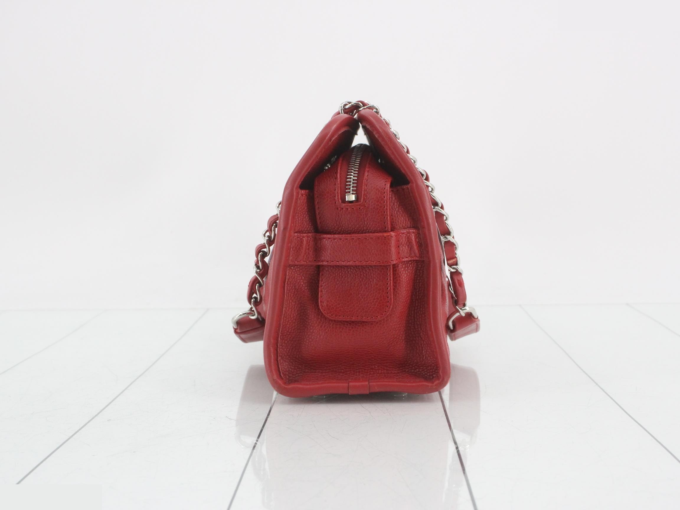 Caviar leather Coco Mark chain semi-shoulder bag — view 3