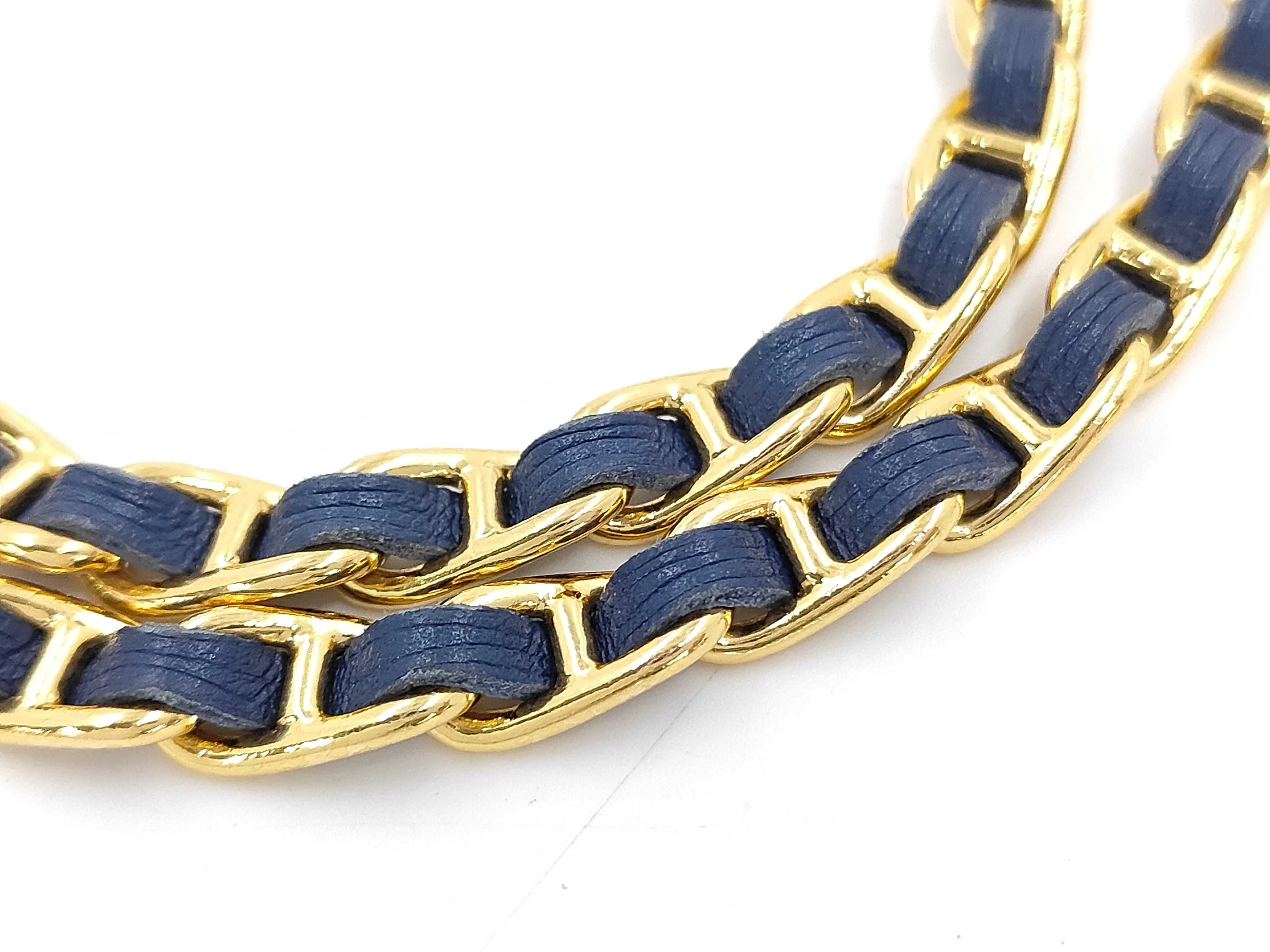 Vitello Move Chain Wallet on Chain Blue 1MT290 Shoulder Bag — view 6