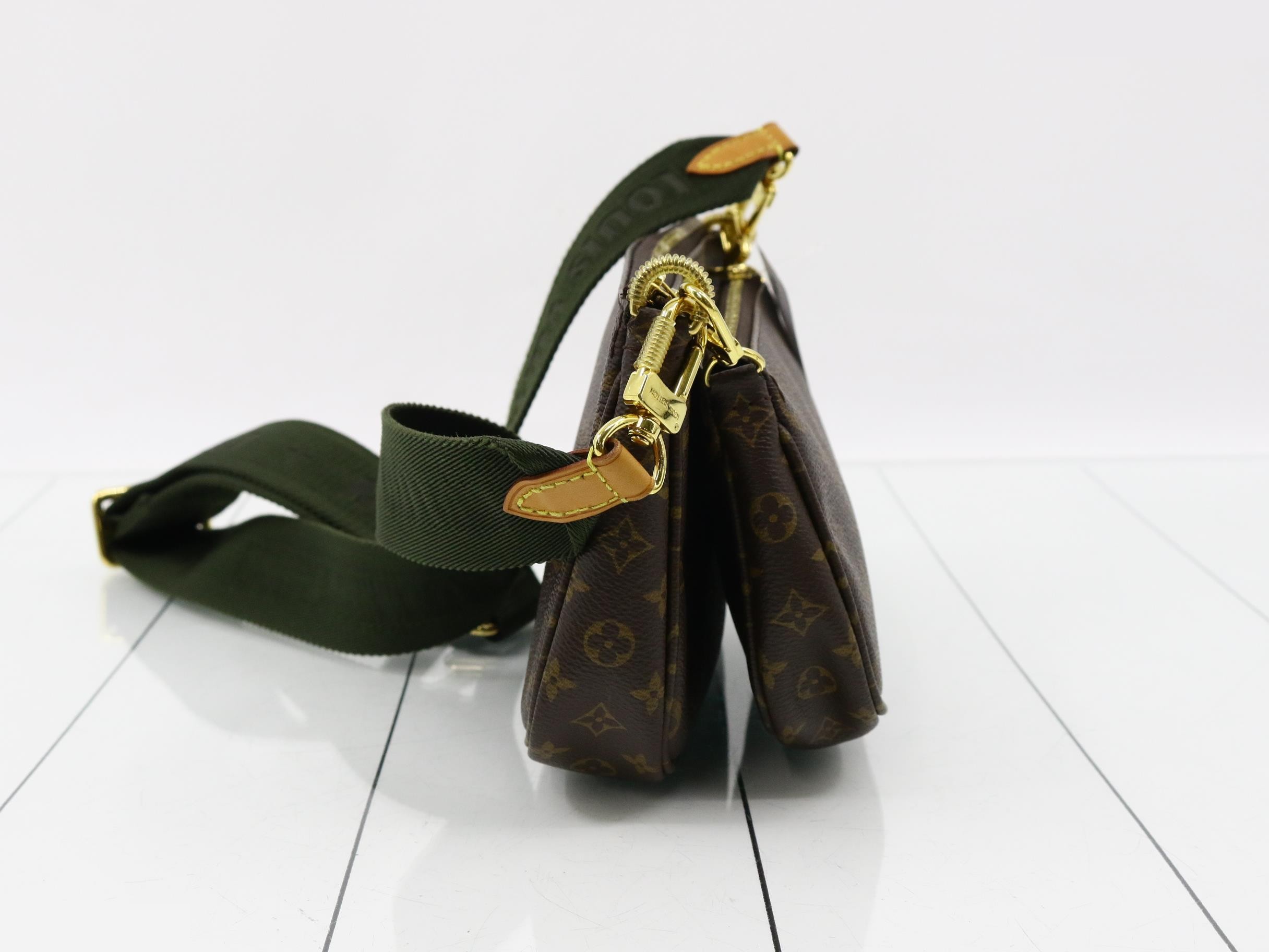 Multi Pochette Accessoires Khaki 2-Way Shoulder Bag — view 4
