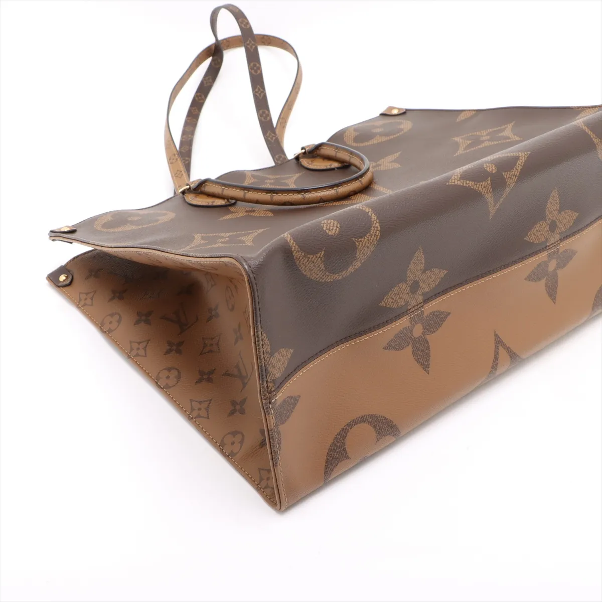 Giant Monogram Reverse On the Go GM M45320 FL4119 Brown RFID reaction available — view 4