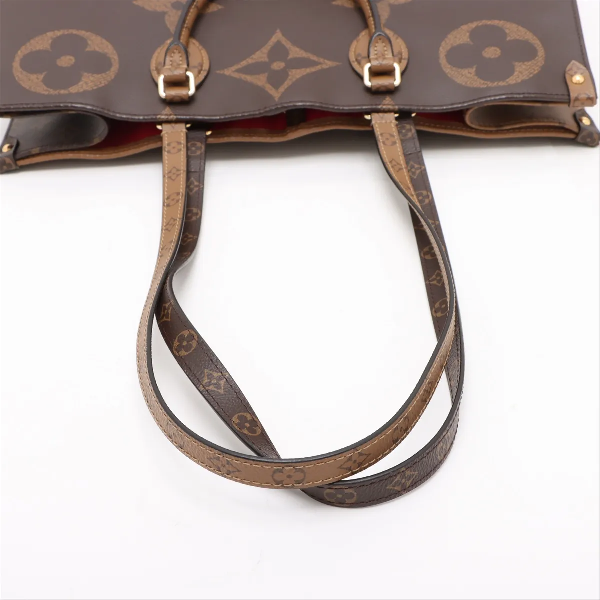 Giant Monogram Reverse On the Go GM M45320 FL4119 Brown RFID reaction available — view 5