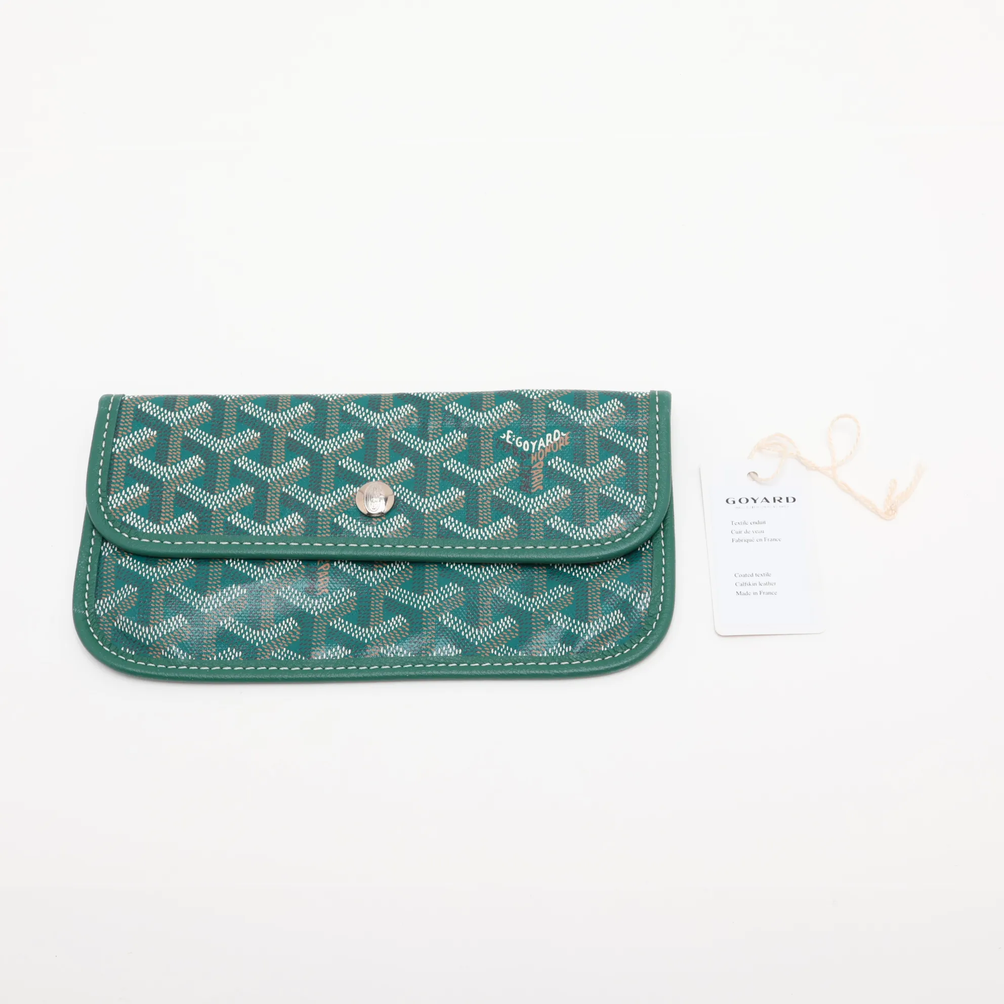 Saint Louis PM PVC x Leather Tote Bag, Green — view 11