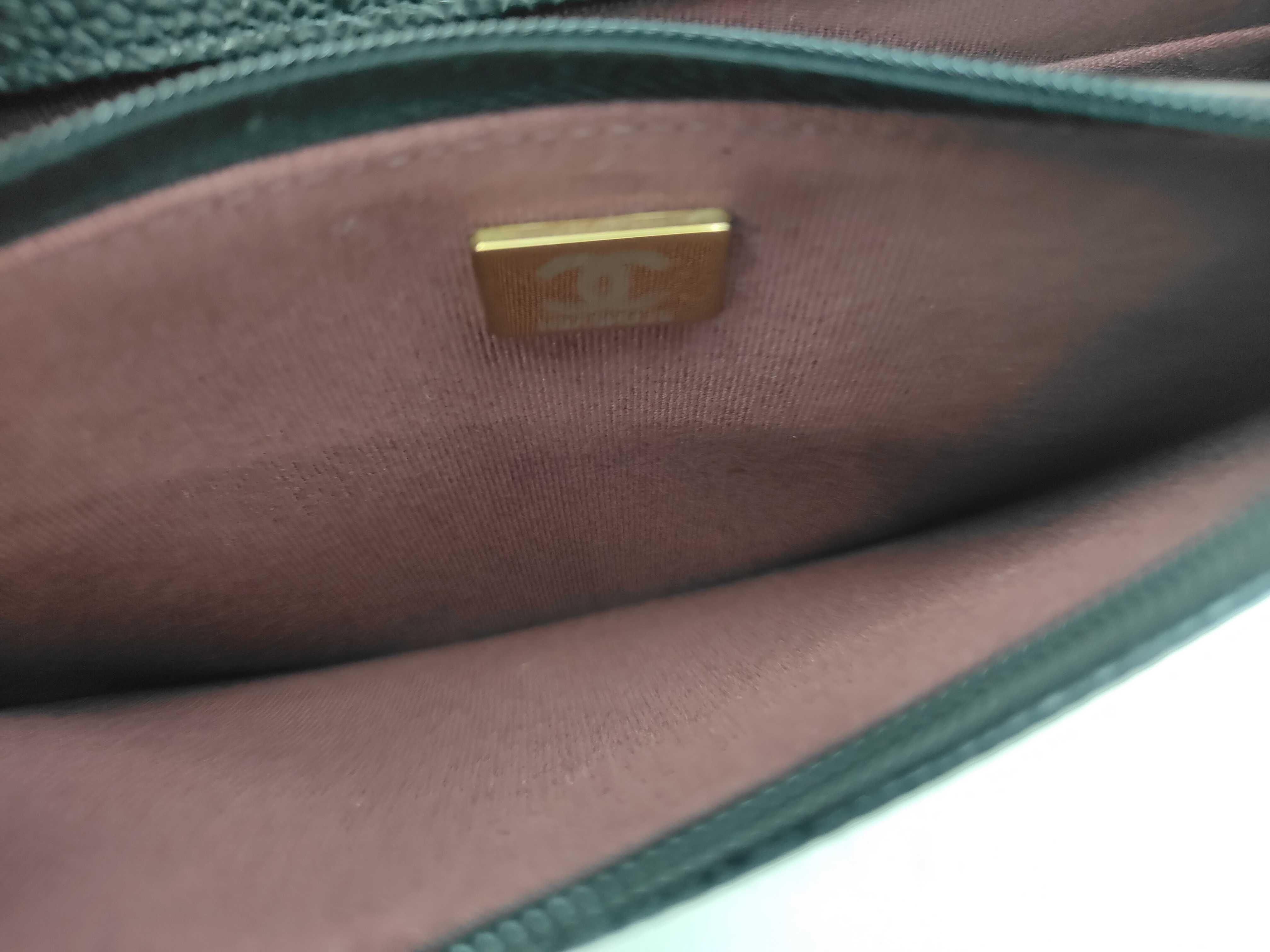 Matelassé Chain Wallet Caviar Skin Shoulder Bag — view 9
