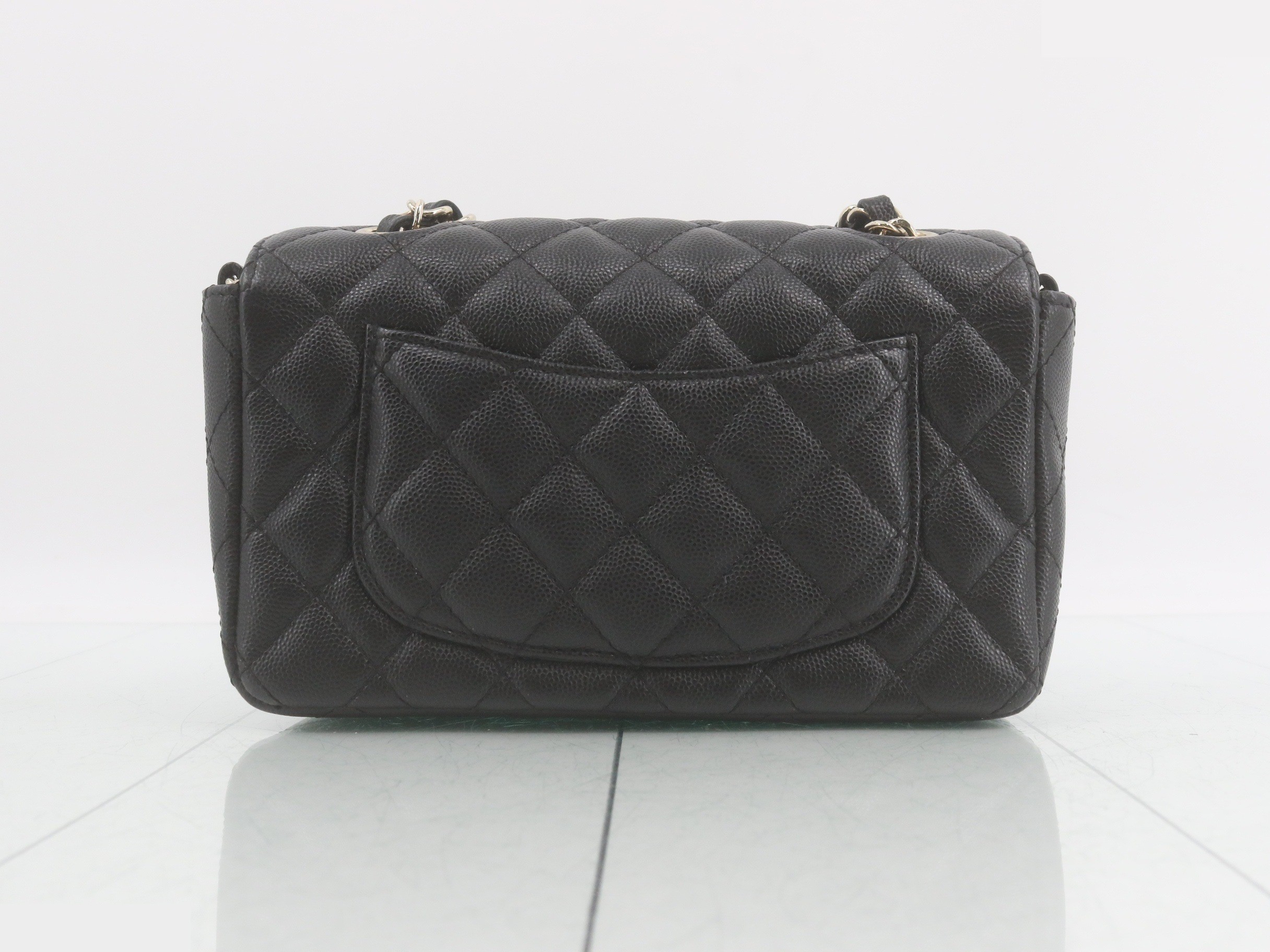 Caviar Skin Mini Matelassé Shoulder Bag — view 2