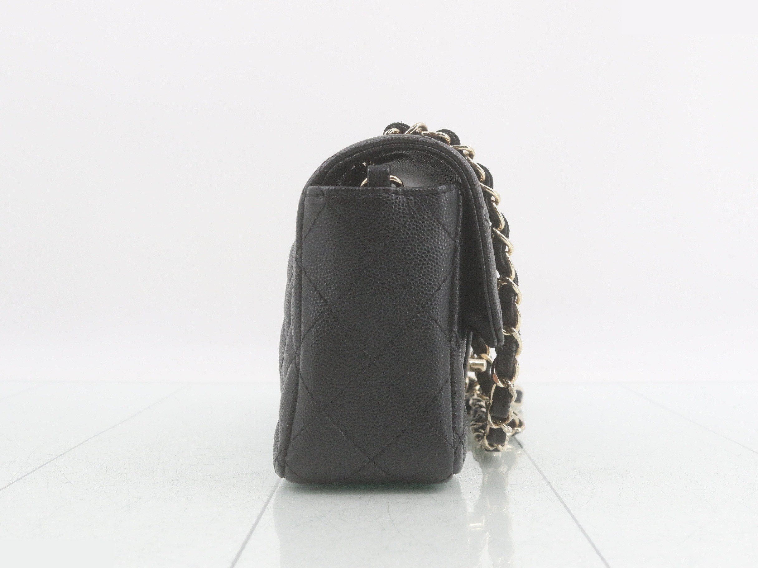 Caviar Skin Mini Matelassé Shoulder Bag — view 4