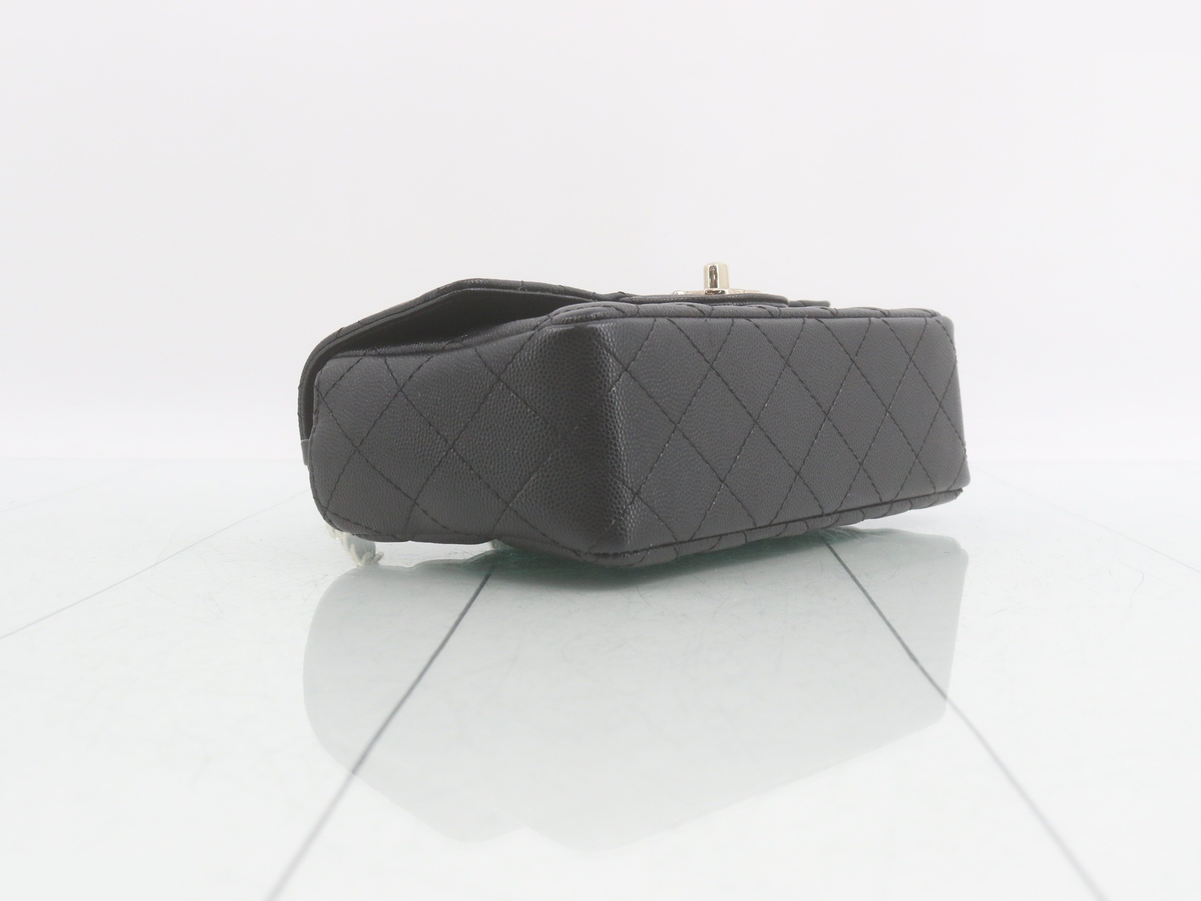 Caviar Skin Mini Matelassé Shoulder Bag — view 5