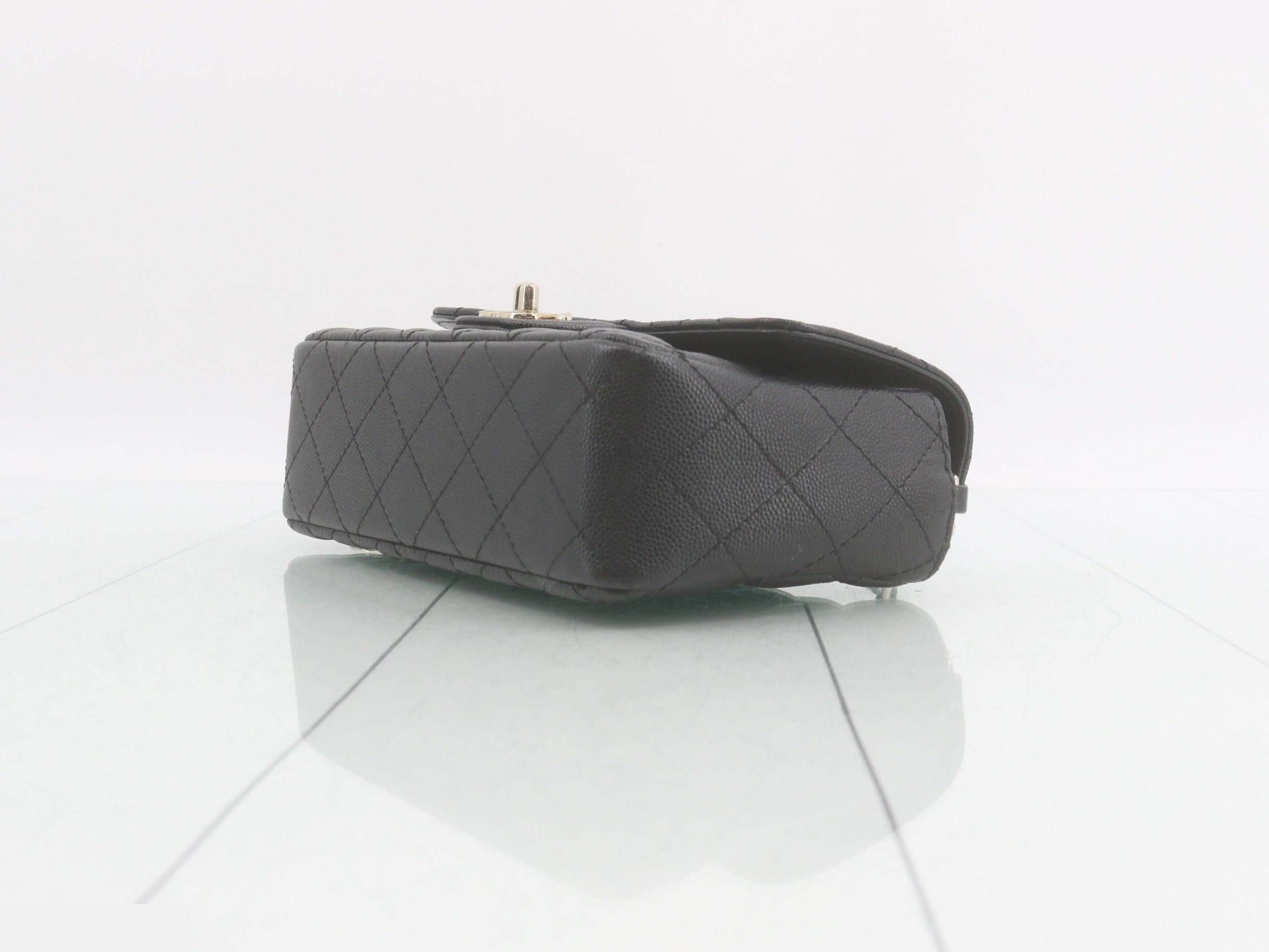 Caviar Skin Mini Matelassé Shoulder Bag — view 6
