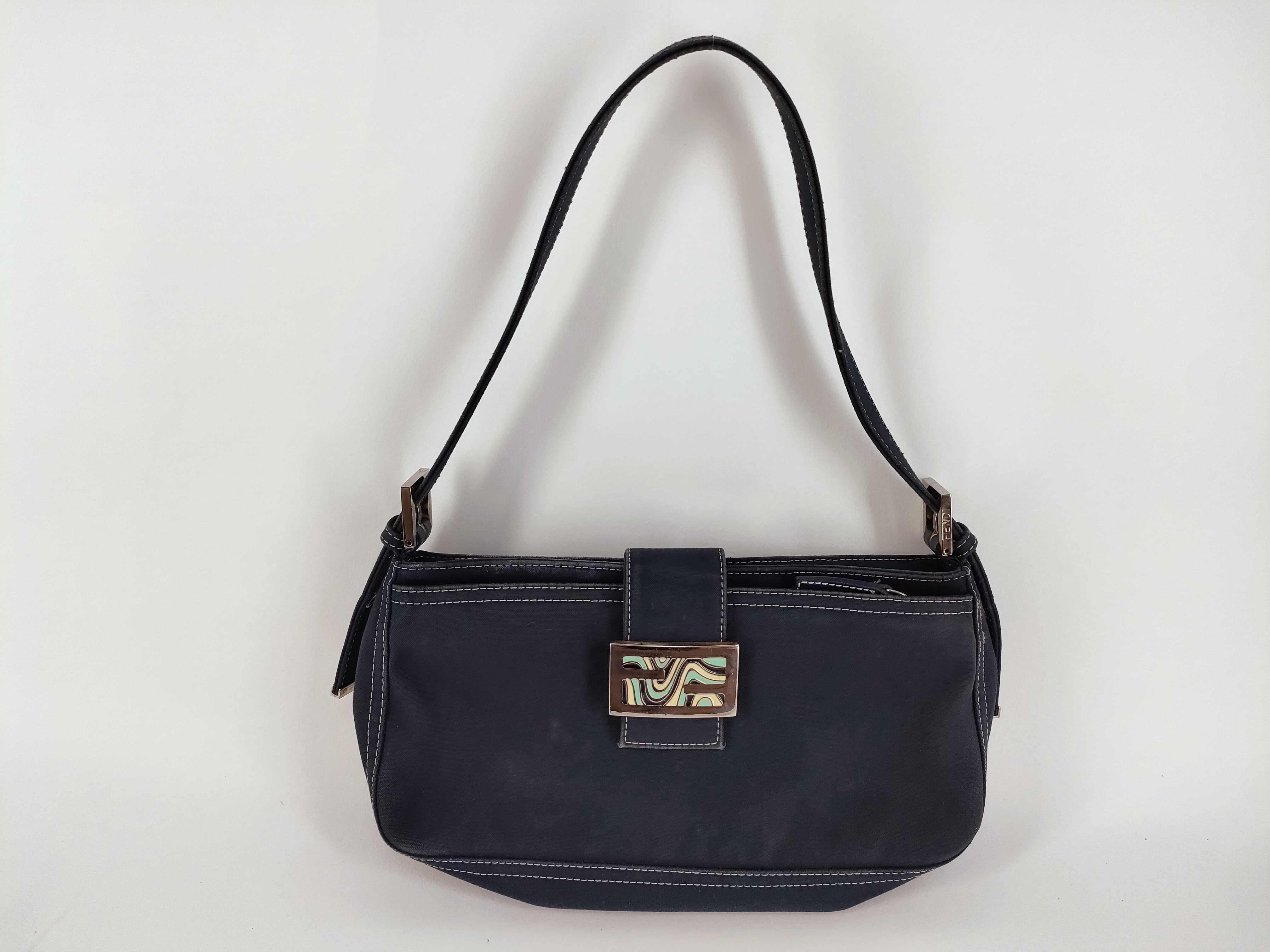 Mamma Bucket Denim Marble Indigo Shoulder Bag One-Shoulder Bag