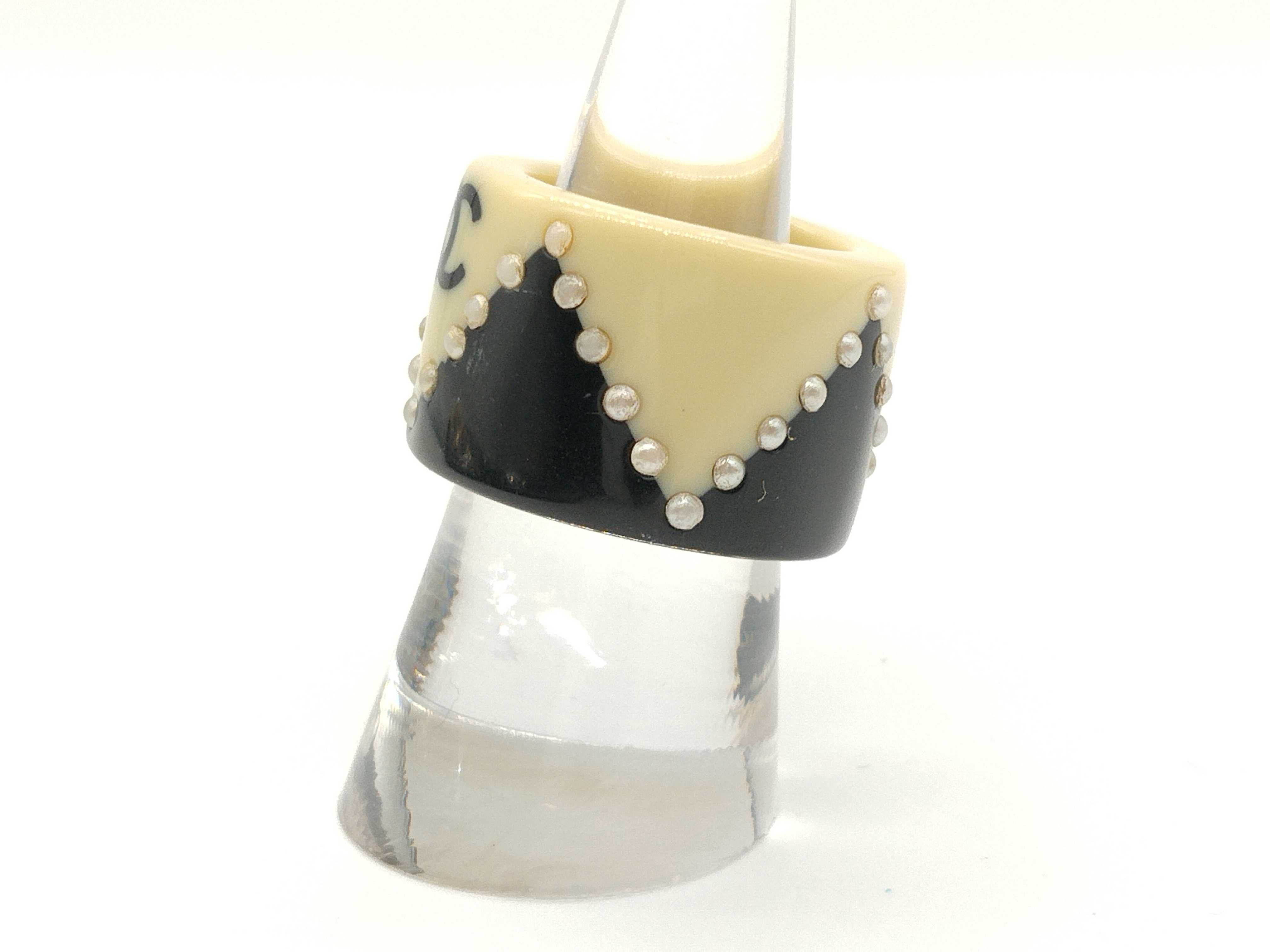 Coco Mark 02A Faux Pearl Ring — view 2