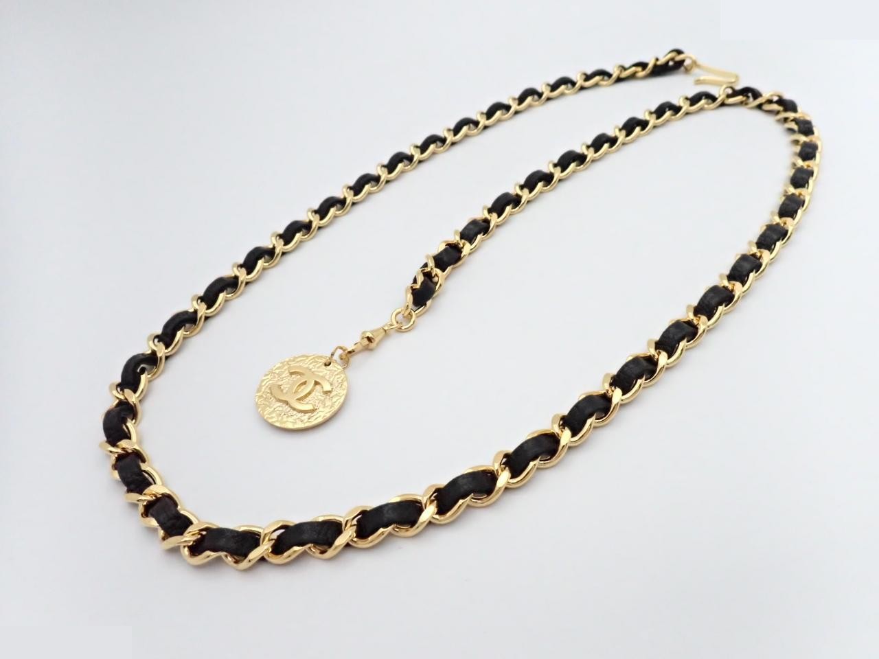 GP chain belt, Coco Mark, stamped 1982, chain approximately 92cm — view 2