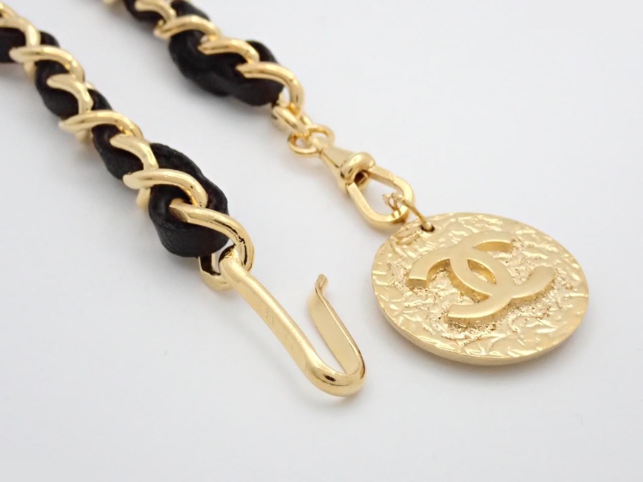GP chain belt, Coco Mark, stamped 1982, chain approximately 92cm — view 3