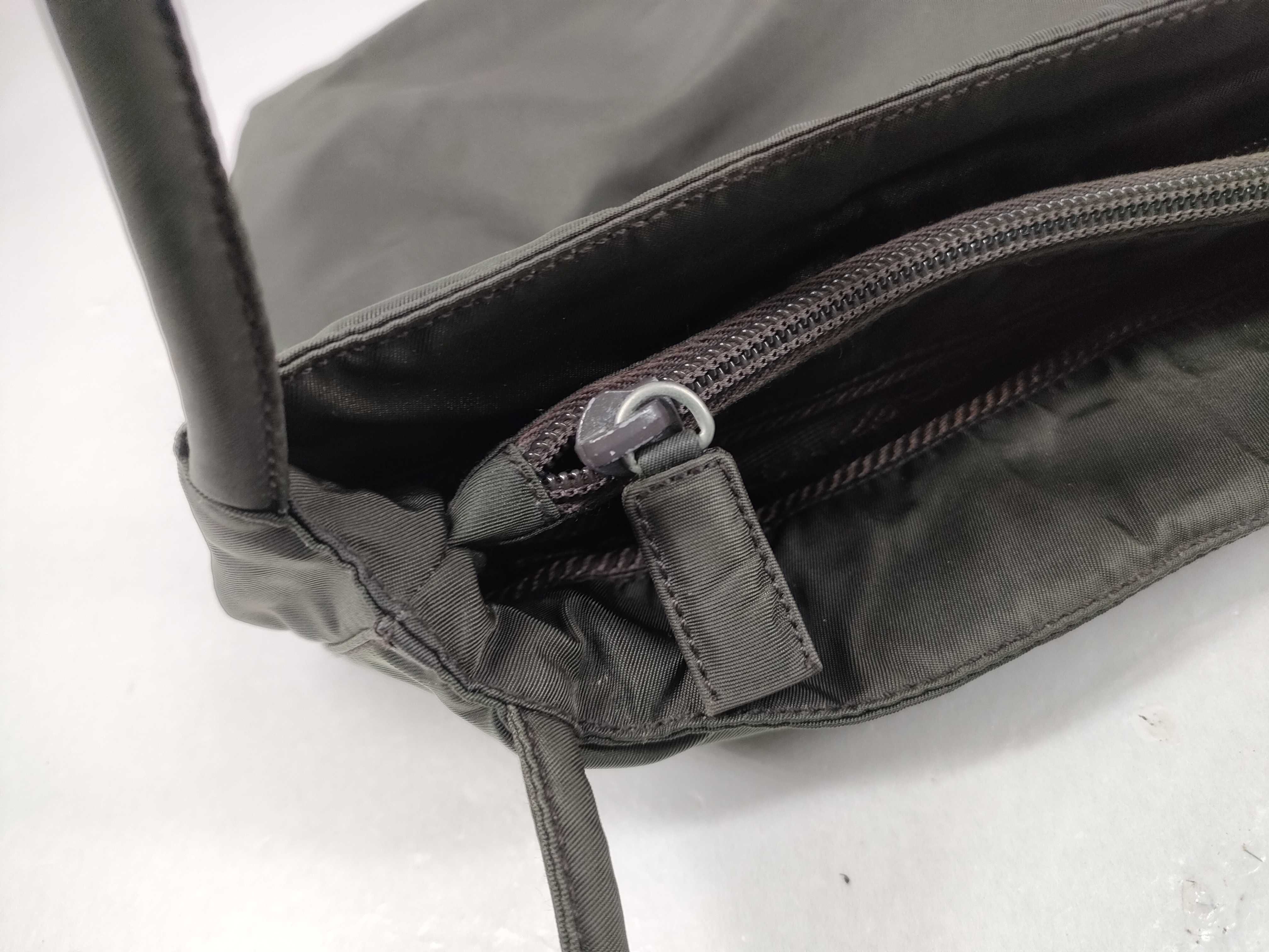 Nylon Square Handbag 1 Khaki Shoulder Bag — view 12