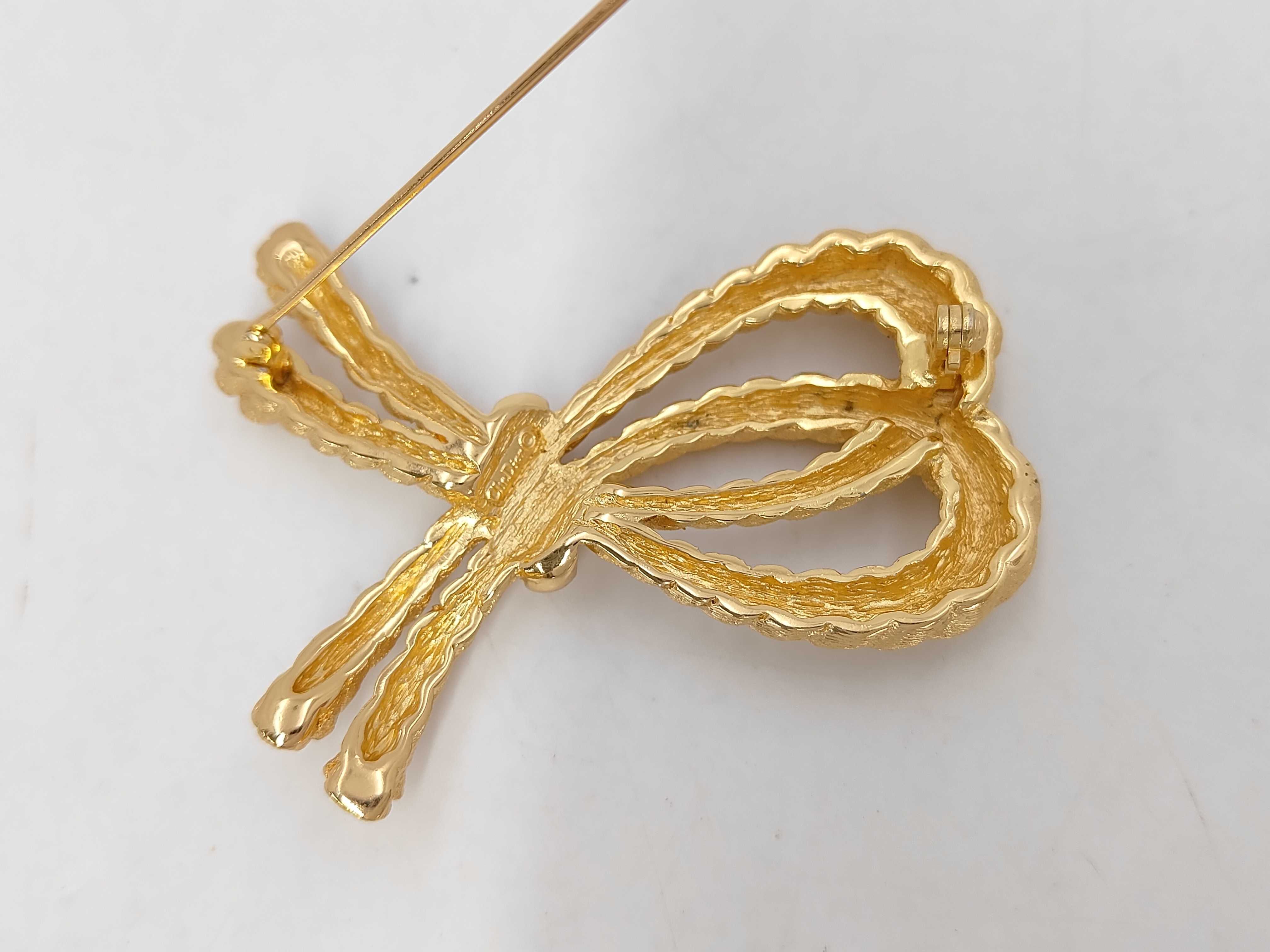 Ribbon Gold BR Brooch — view 2