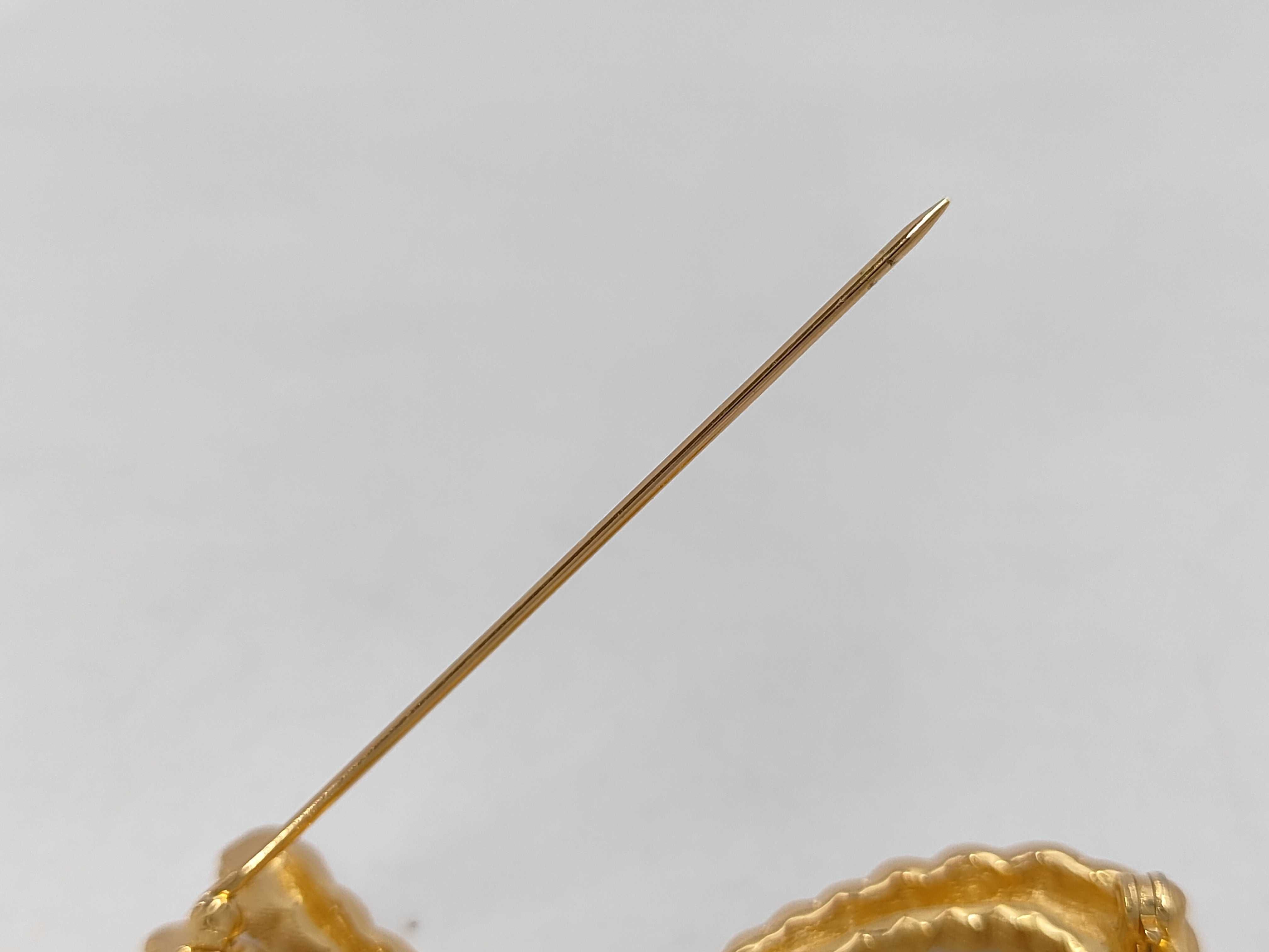 Ribbon Gold BR Brooch — view 3