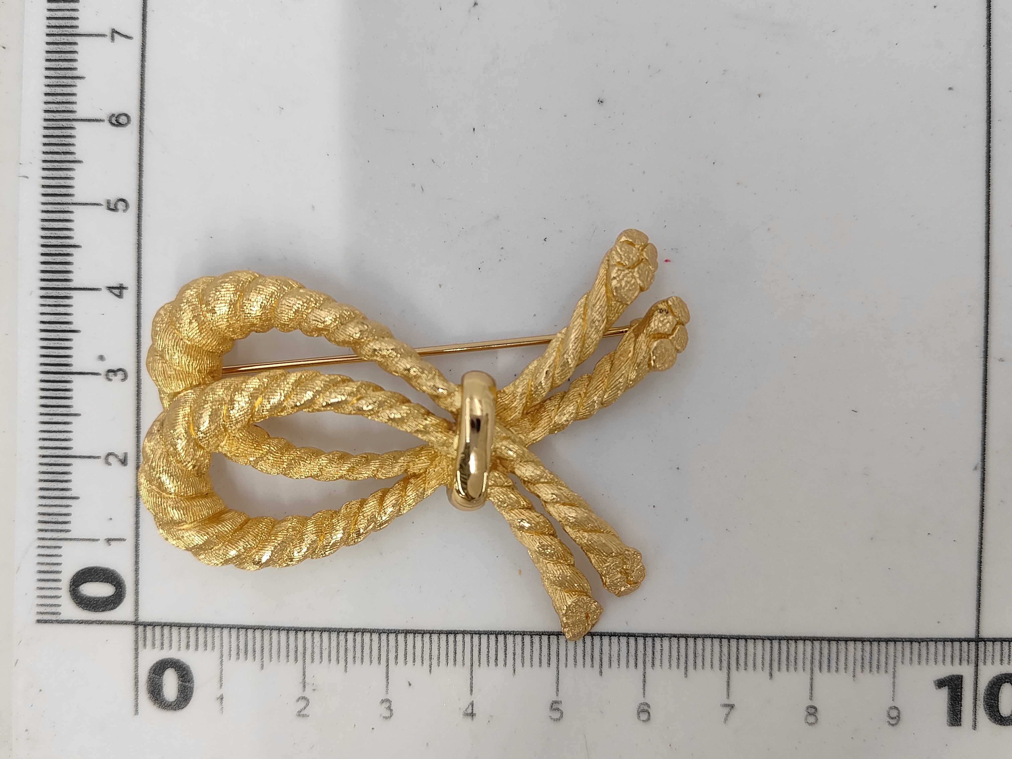 Ribbon Gold BR Brooch — view 5