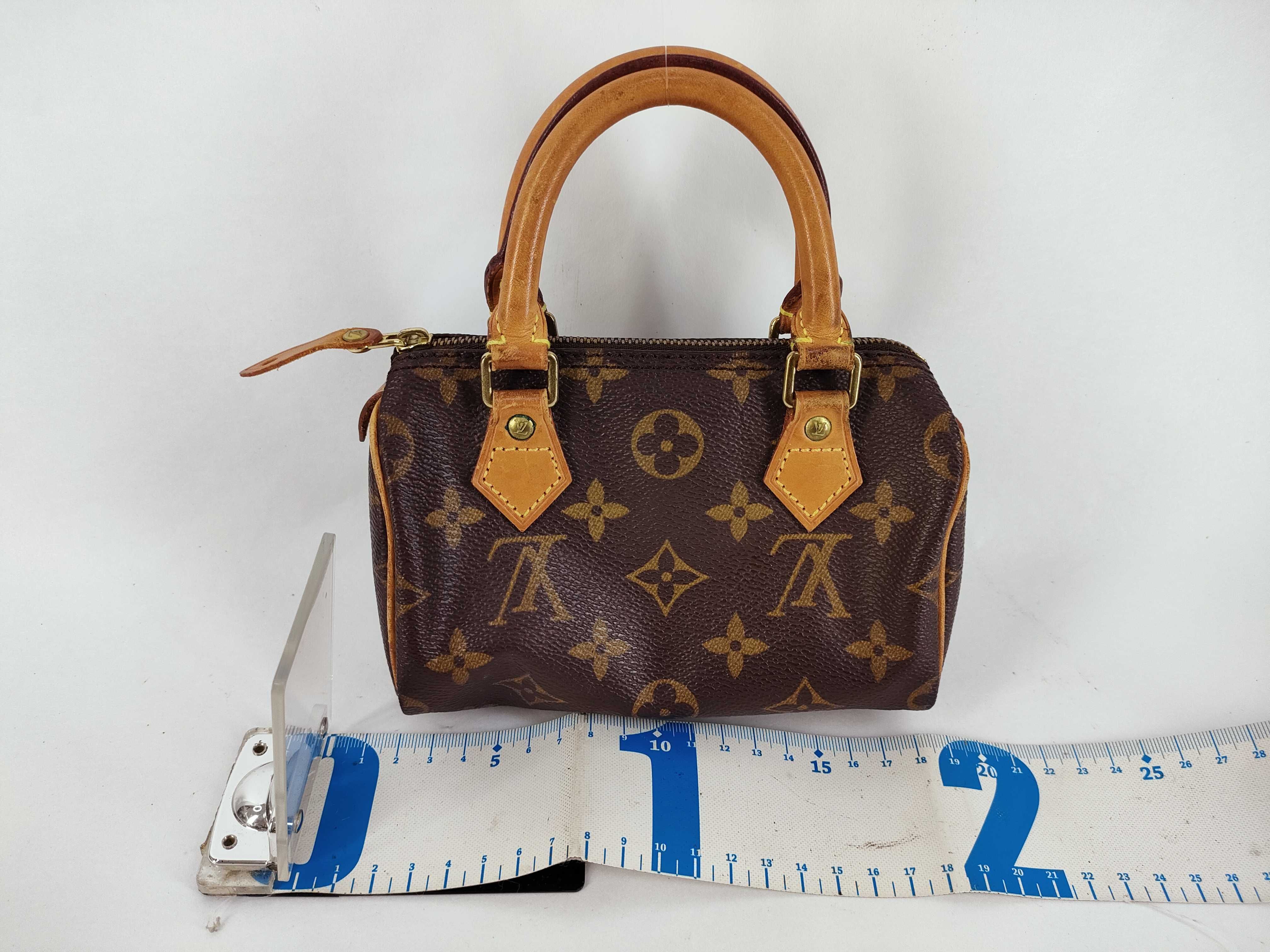 Monogram Graffiti Louis Vuitton LV Mini Speedy Boston Bag with Strap — view 2