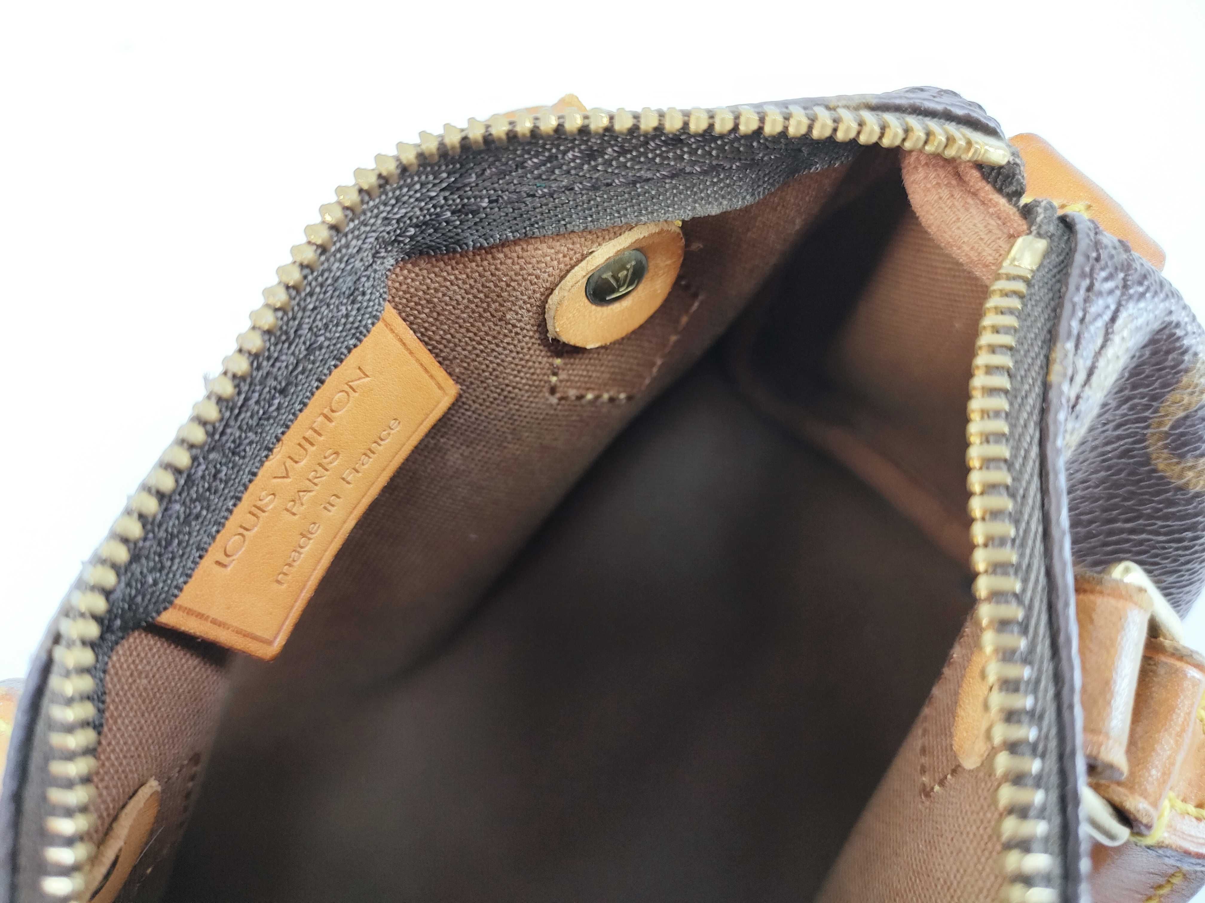 Monogram Graffiti Louis Vuitton LV Mini Speedy Boston Bag with Strap — view 11