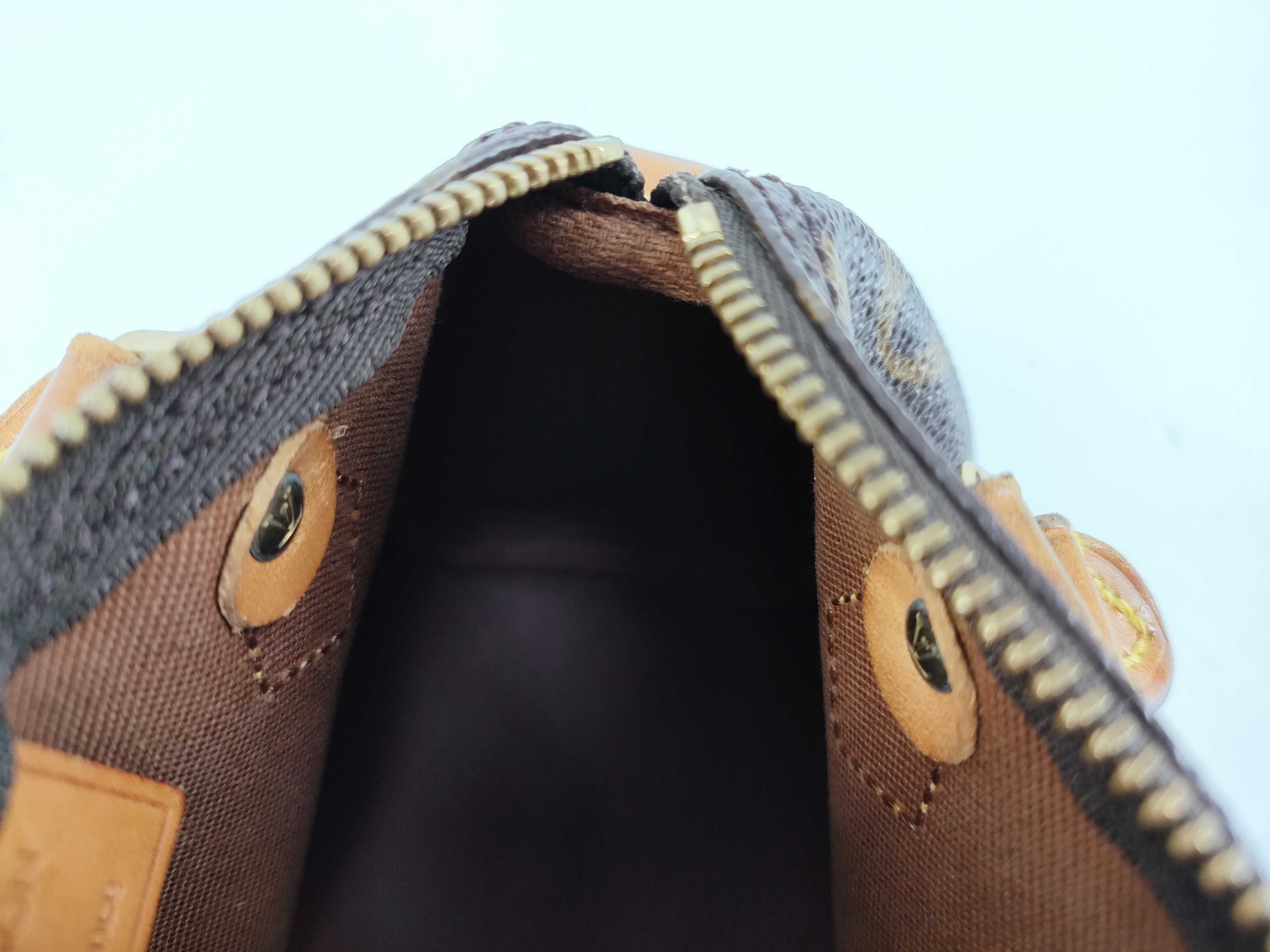 Monogram Graffiti Louis Vuitton LV Mini Speedy Boston Bag with Strap — view 12