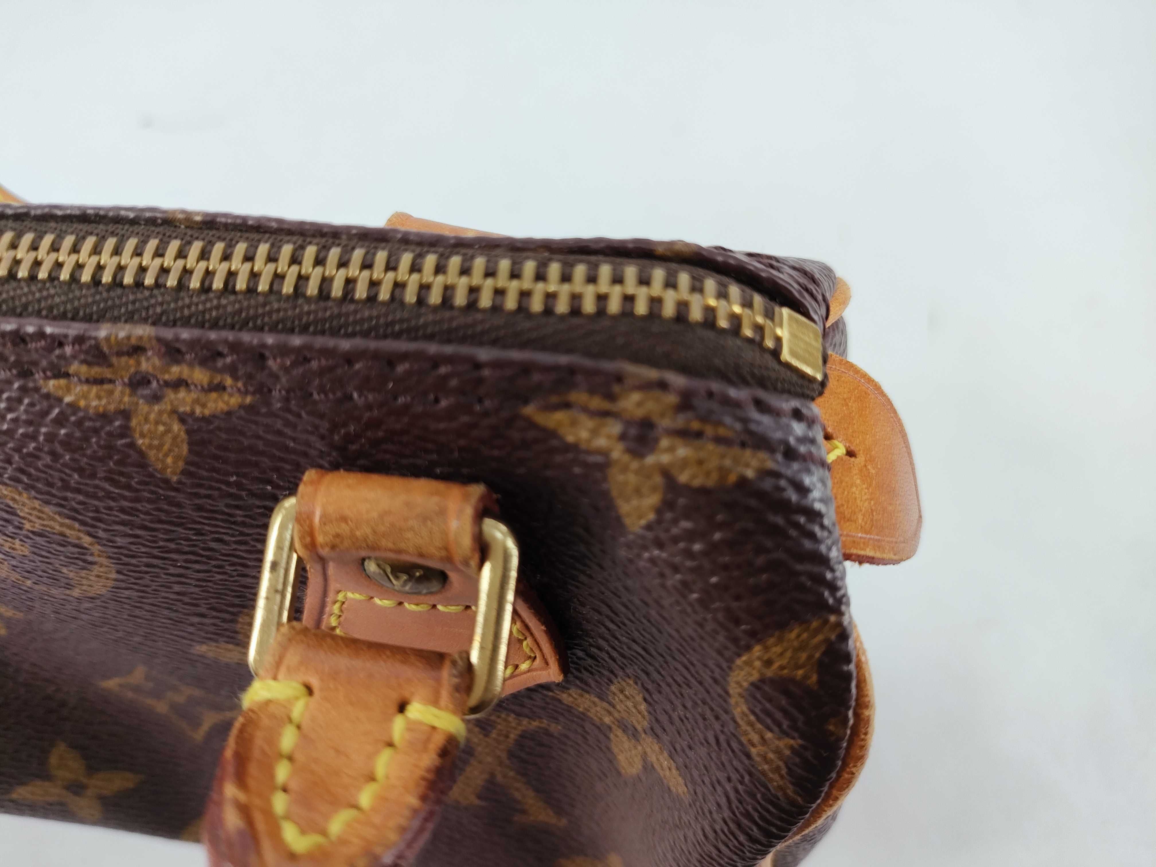 Monogram Graffiti Louis Vuitton LV Mini Speedy Boston Bag with Strap — view 9