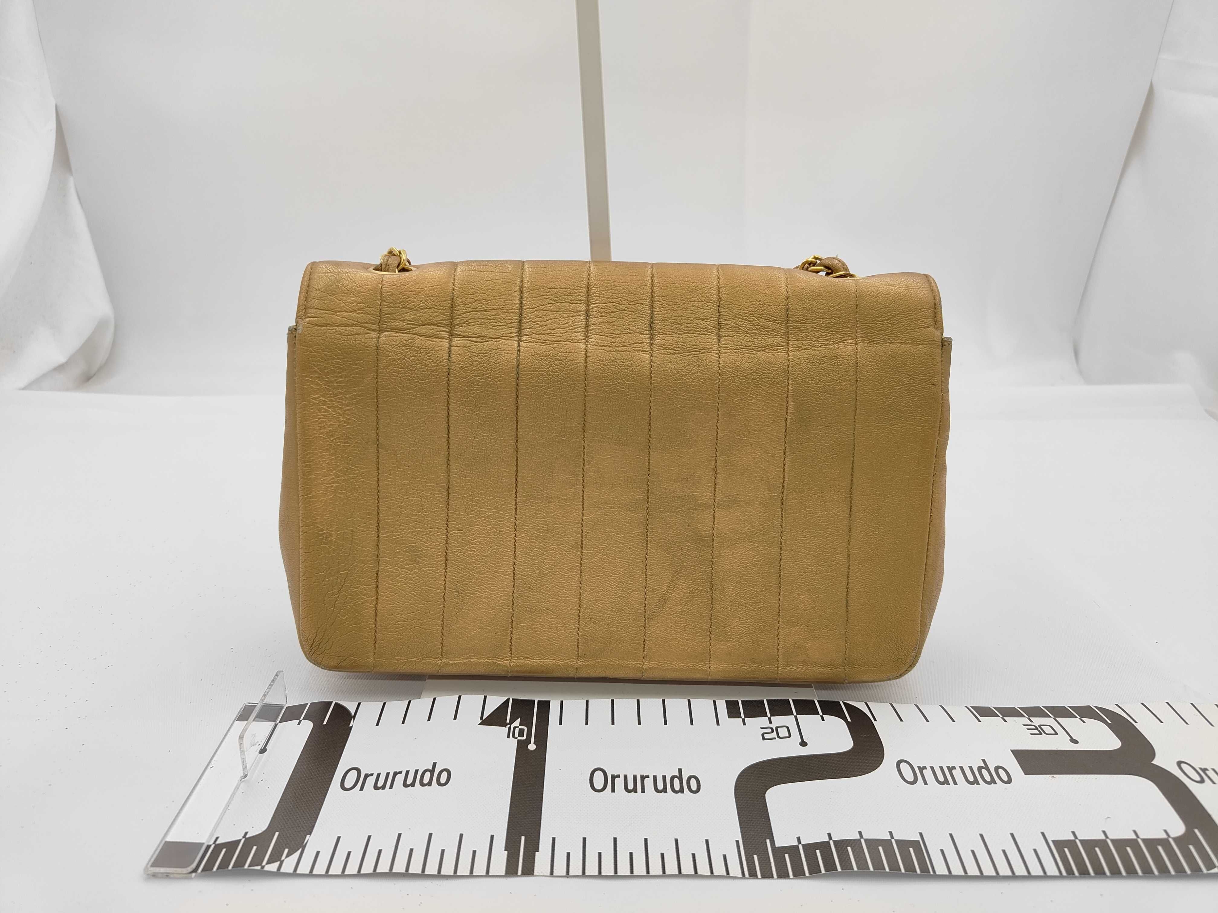 Chain Shoulder Bag Mademoiselle Lambskin Metallic Gold GD Hardware Shoulder Bag — view 2