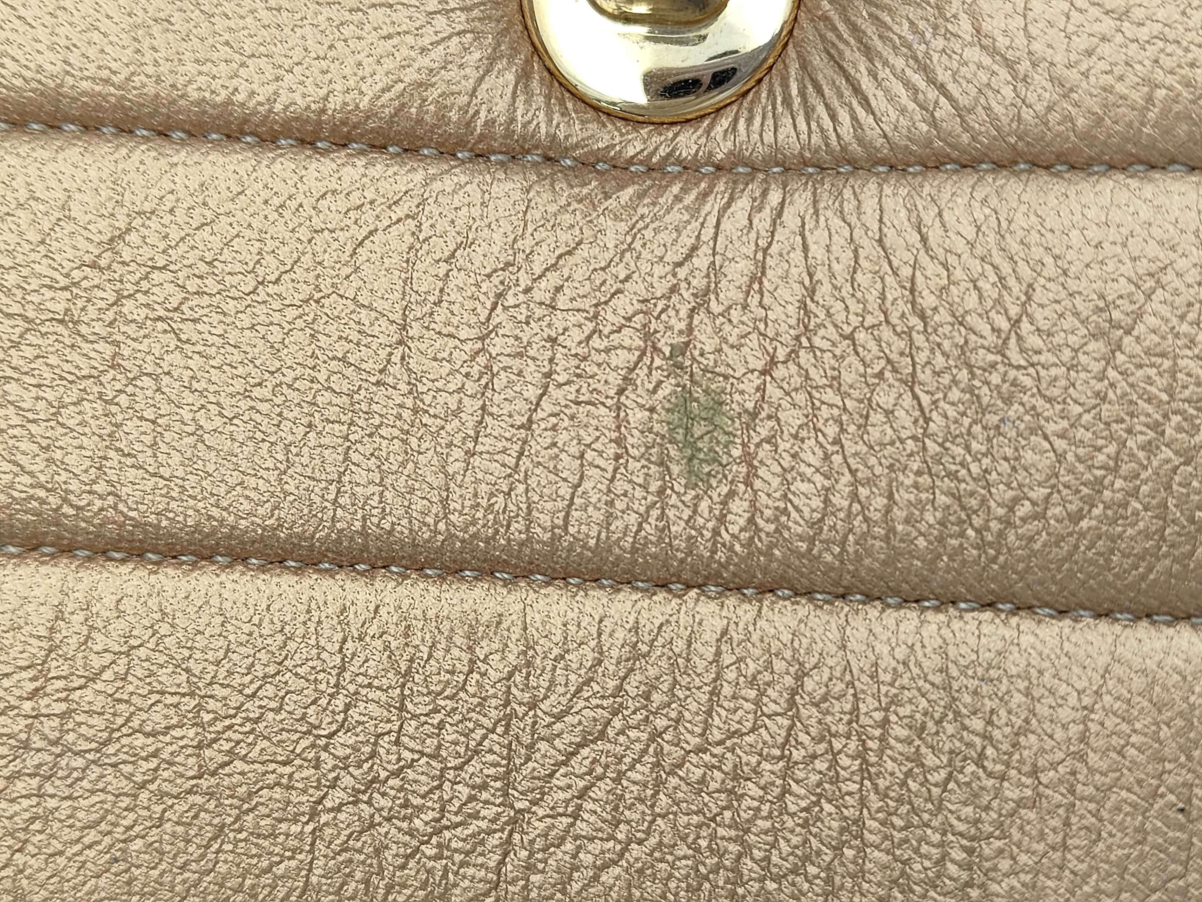 Chain Shoulder Bag Mademoiselle Lambskin Metallic Gold GD Hardware Shoulder Bag — view 12