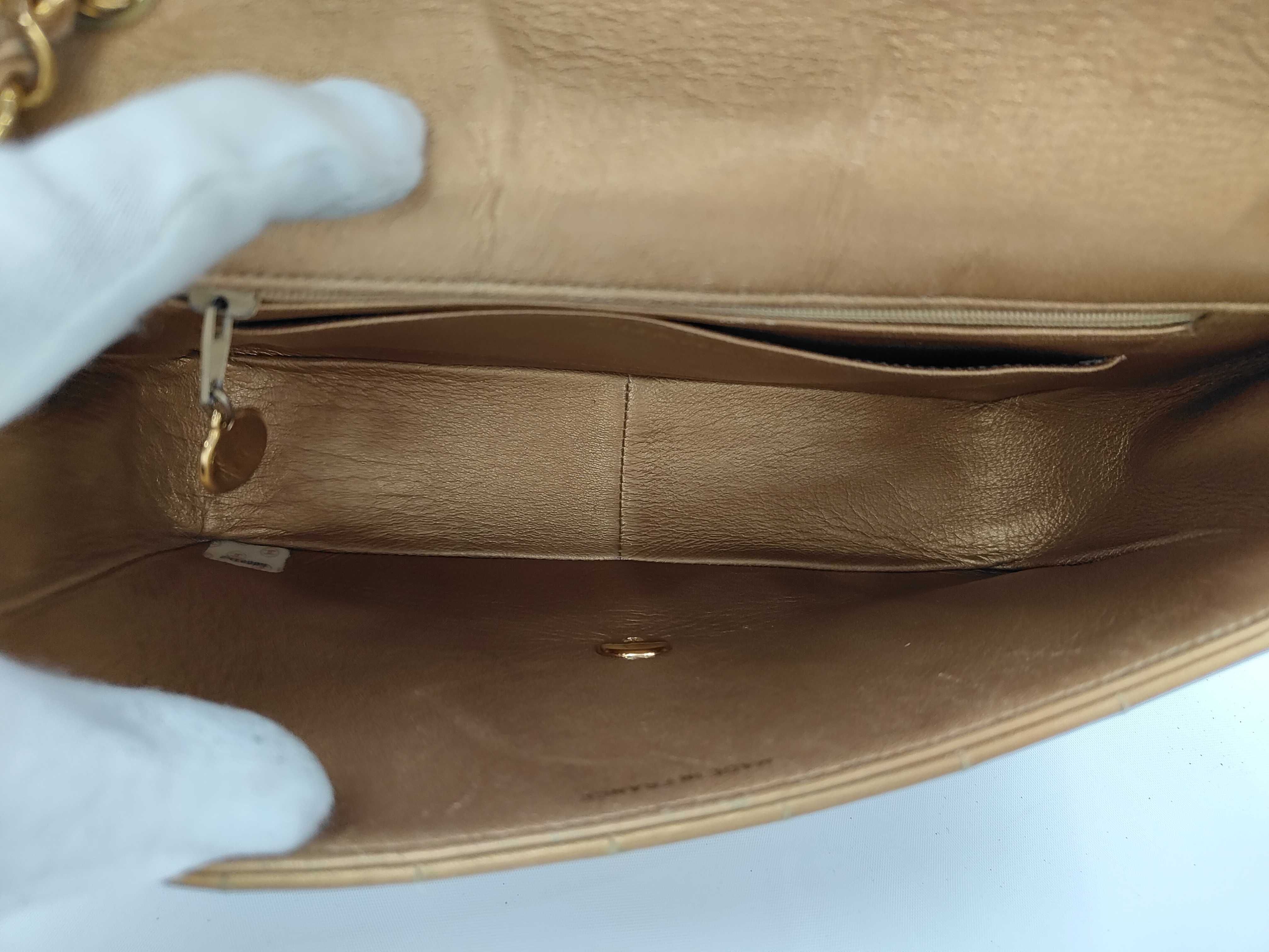 Chain Shoulder Bag Mademoiselle Lambskin Metallic Gold GD Hardware Shoulder Bag — view 8