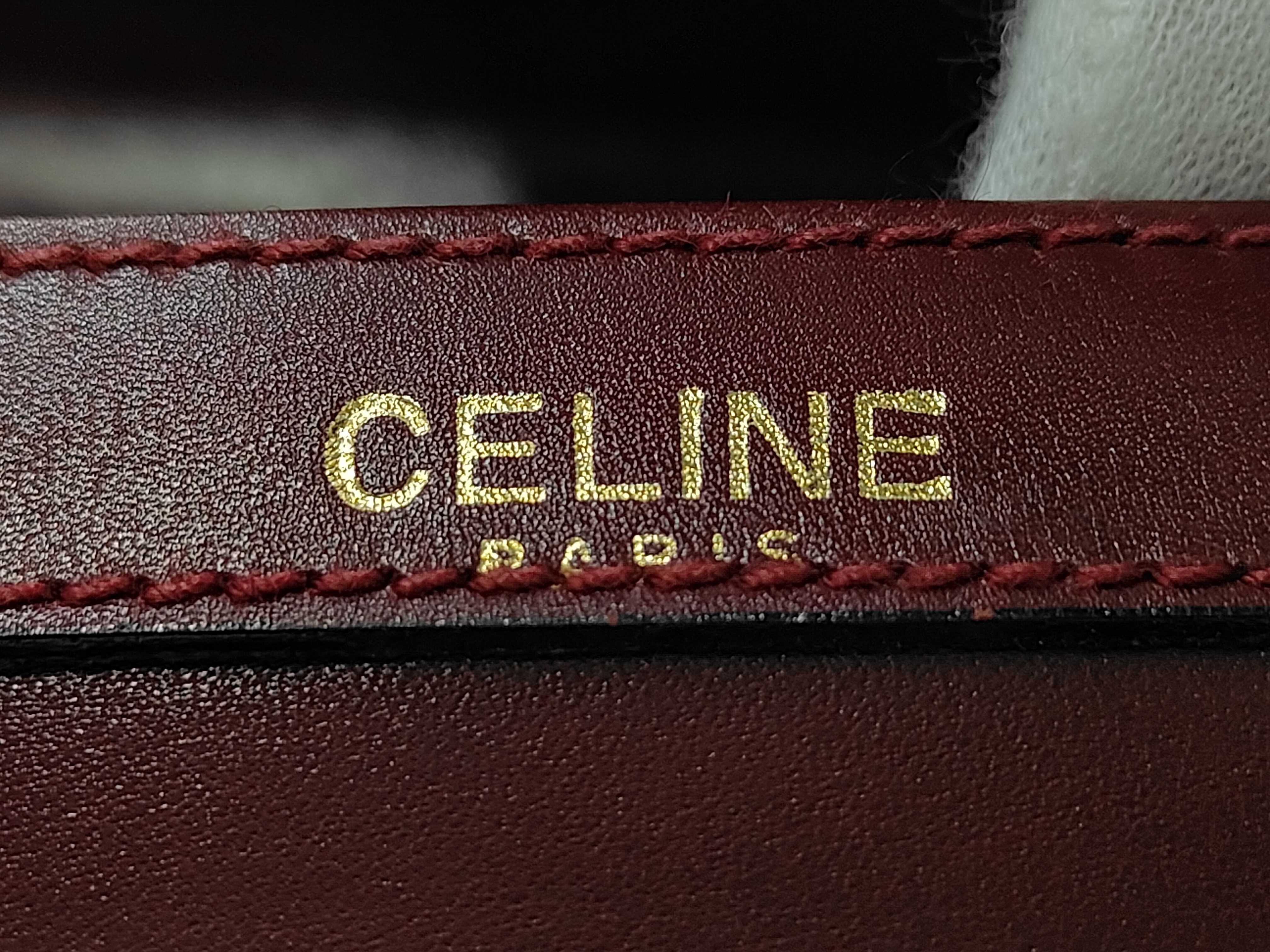 Leather Shoulder Bag Bordeaux — view 11