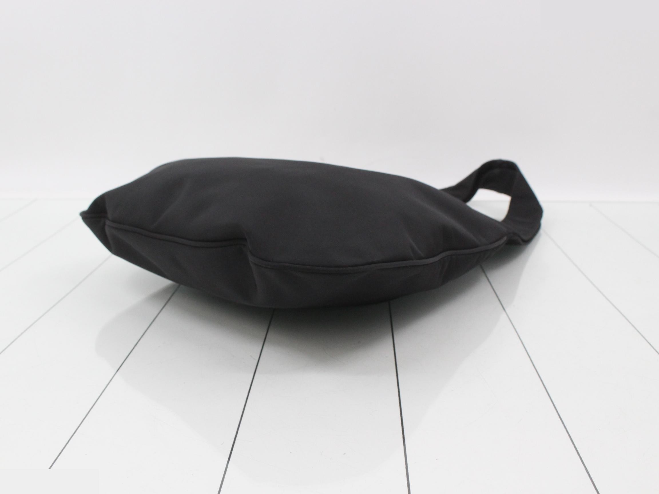 Nylon shoulder bag, black, with dust bag and box. — view 6