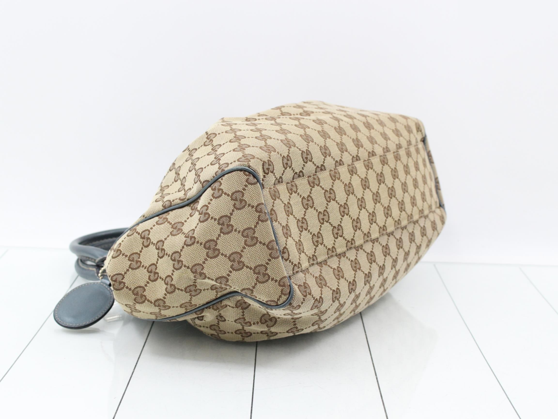Sukey GG Canvas Leather Handbag — view 5