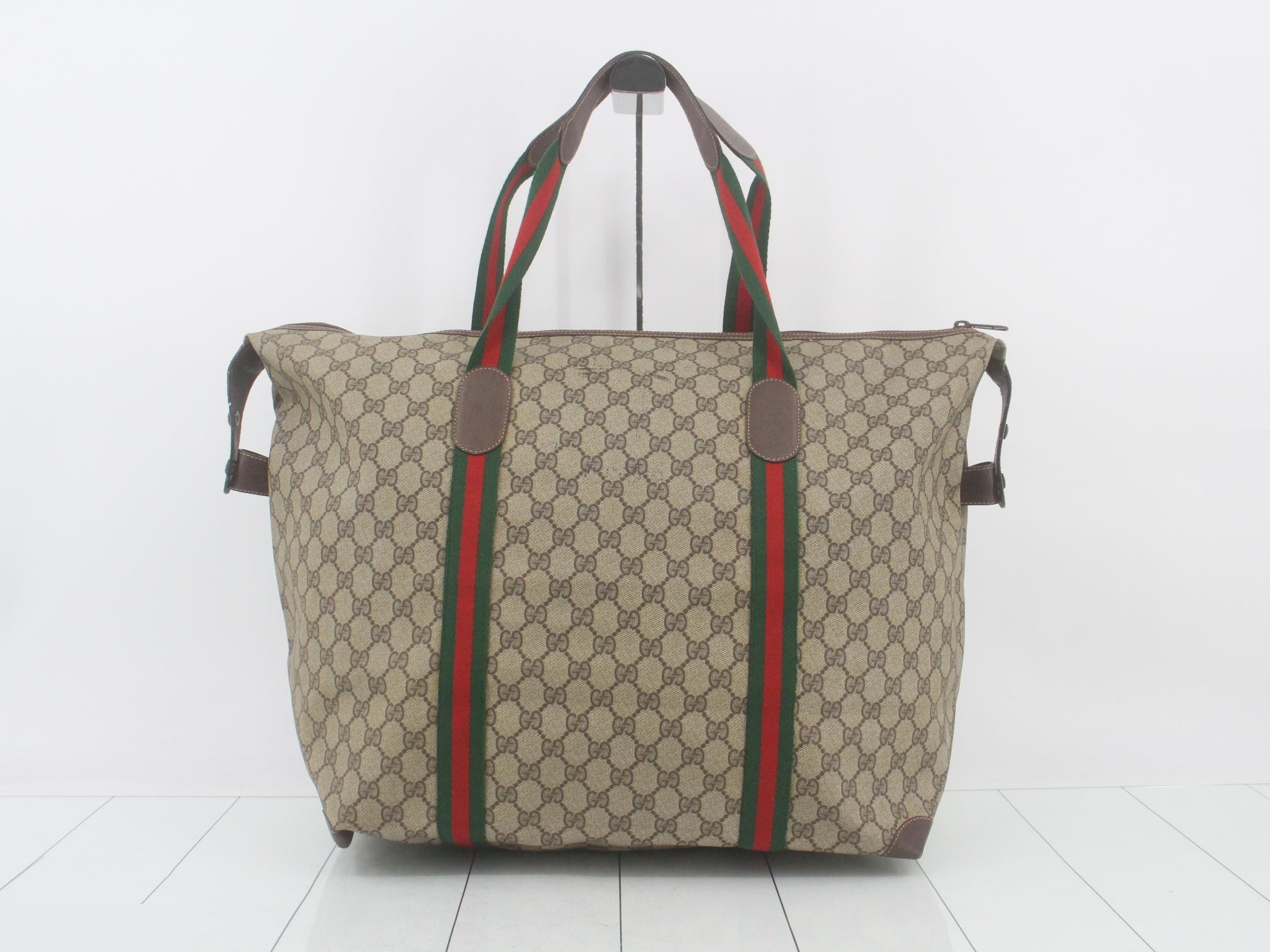 GG Supreme Tote Bag, Sherry, Beige — view 2