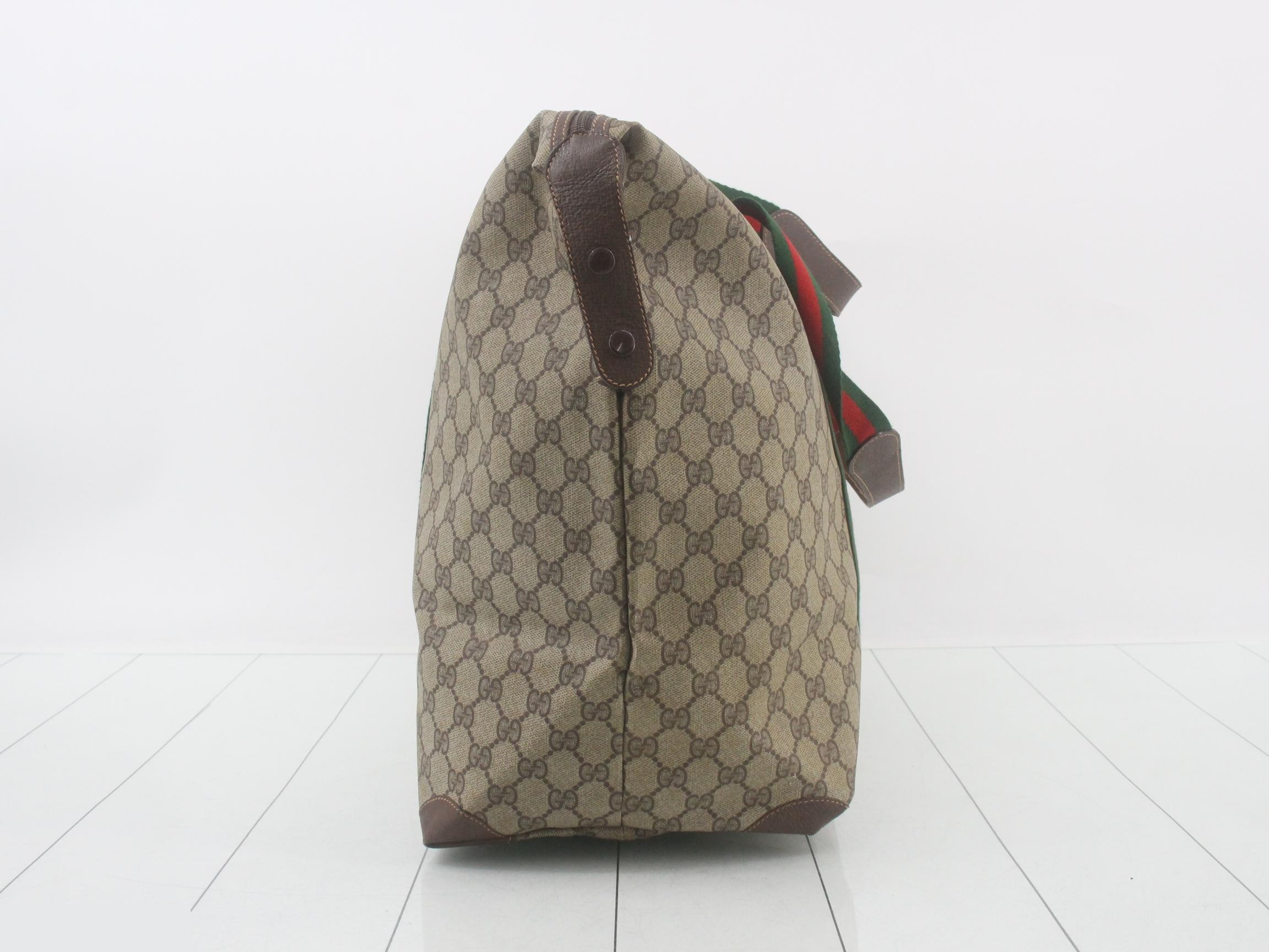 GG Supreme Tote Bag, Sherry, Beige — view 3