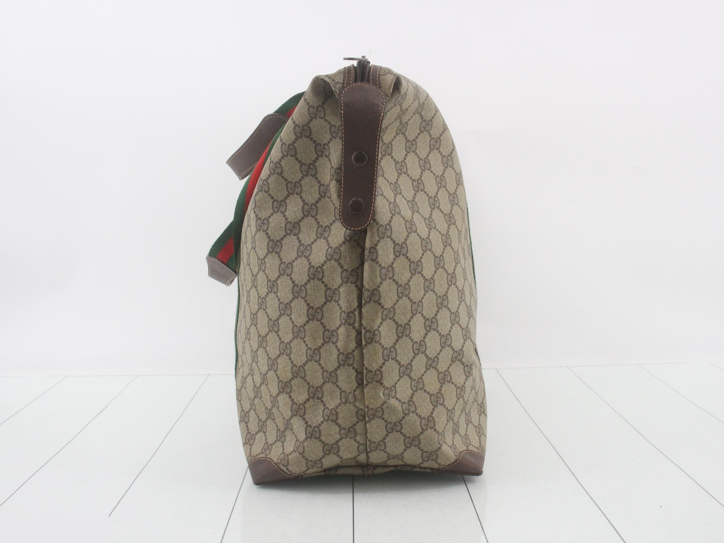 GG Supreme Tote Bag, Sherry, Beige — view 4