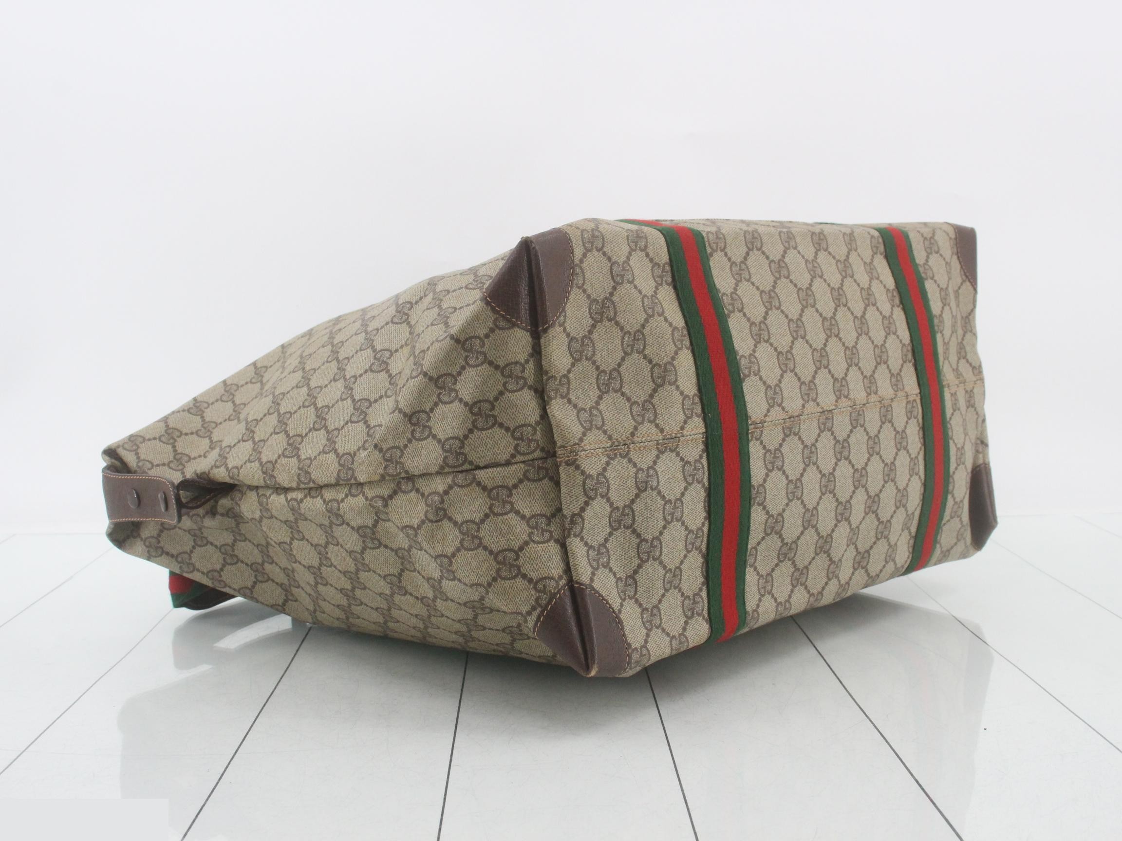 GG Supreme Tote Bag, Sherry, Beige — view 5
