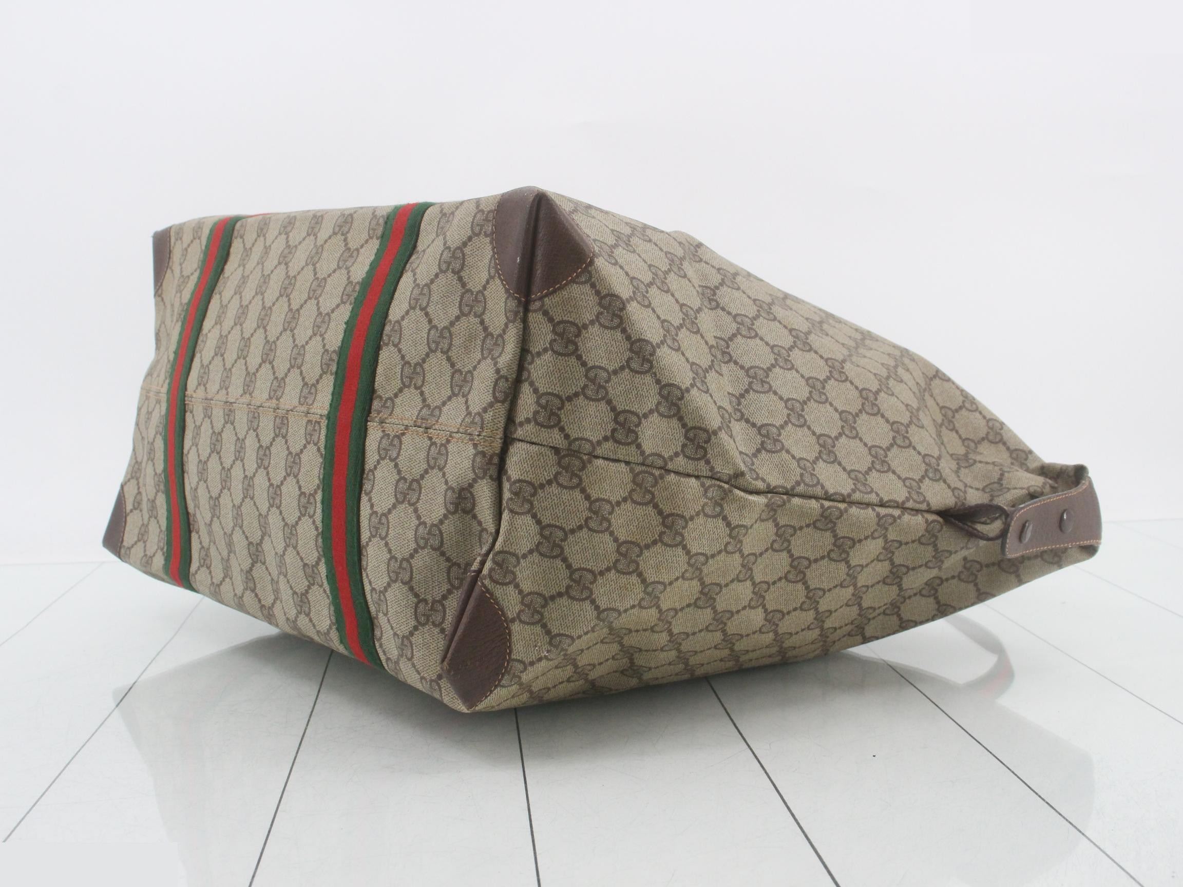 GG Supreme Tote Bag, Sherry, Beige — view 6