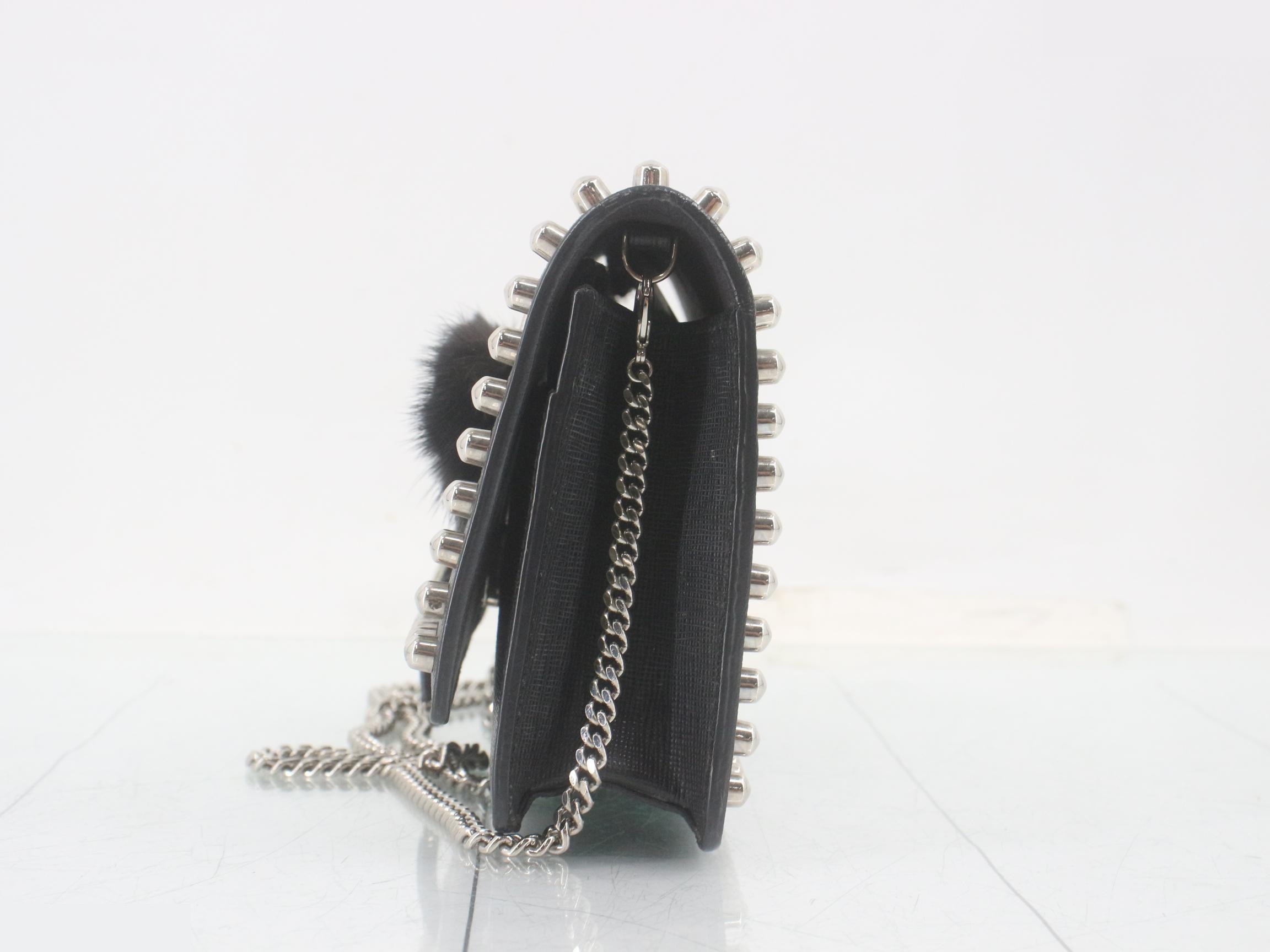 Chain wallet shoulder bag — view 3
