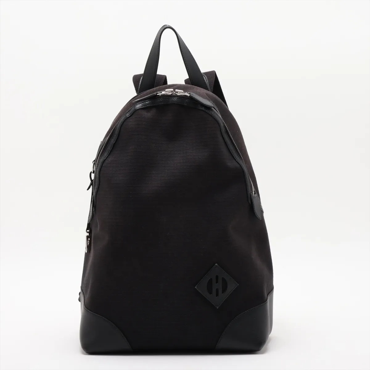 Sac à Dos Allback Toile Bivaque x Veau Swift Black Silver Hardware B: 2023