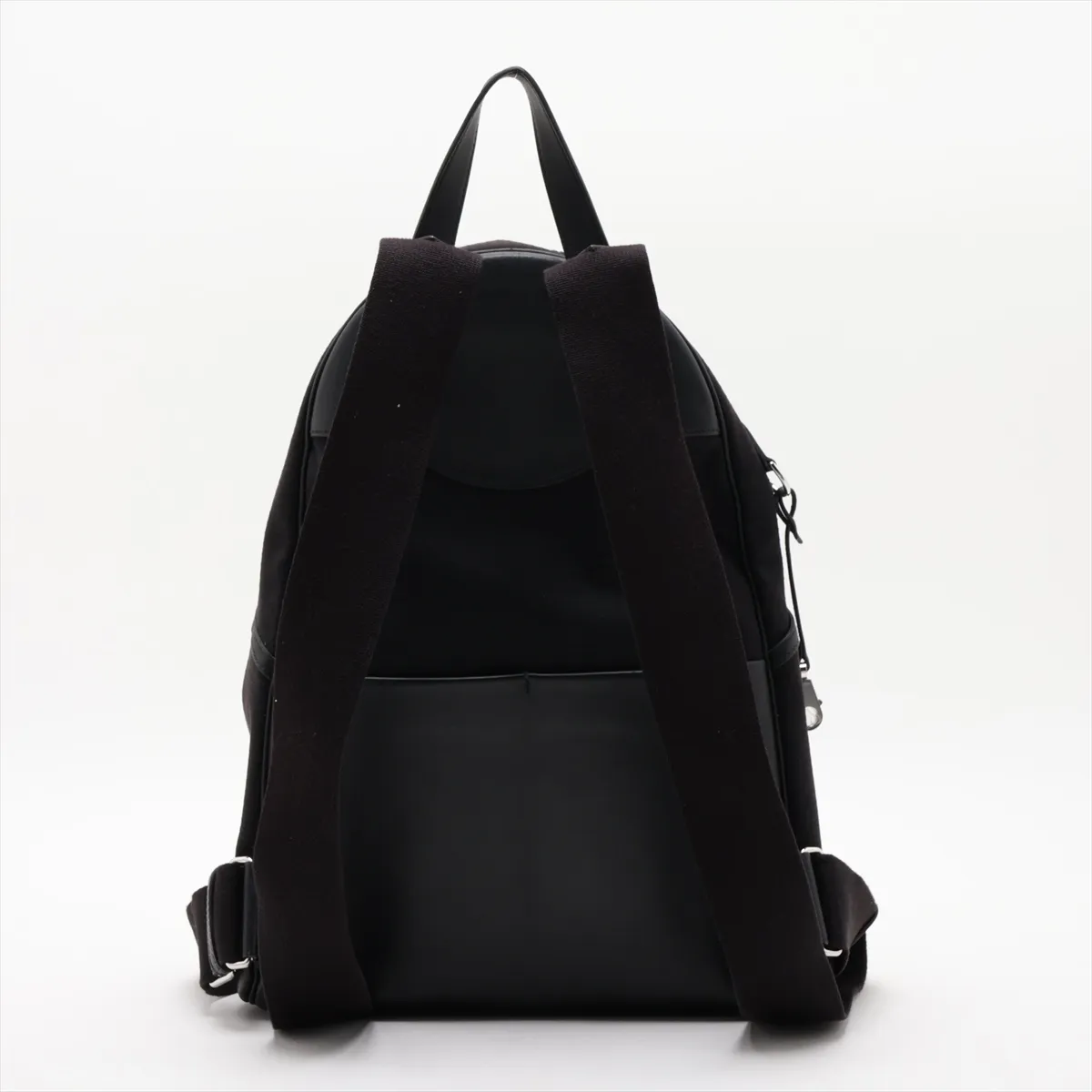 Sac à Dos Allback Toile Bivaque x Veau Swift Black Silver Hardware B: 2023 — view 2