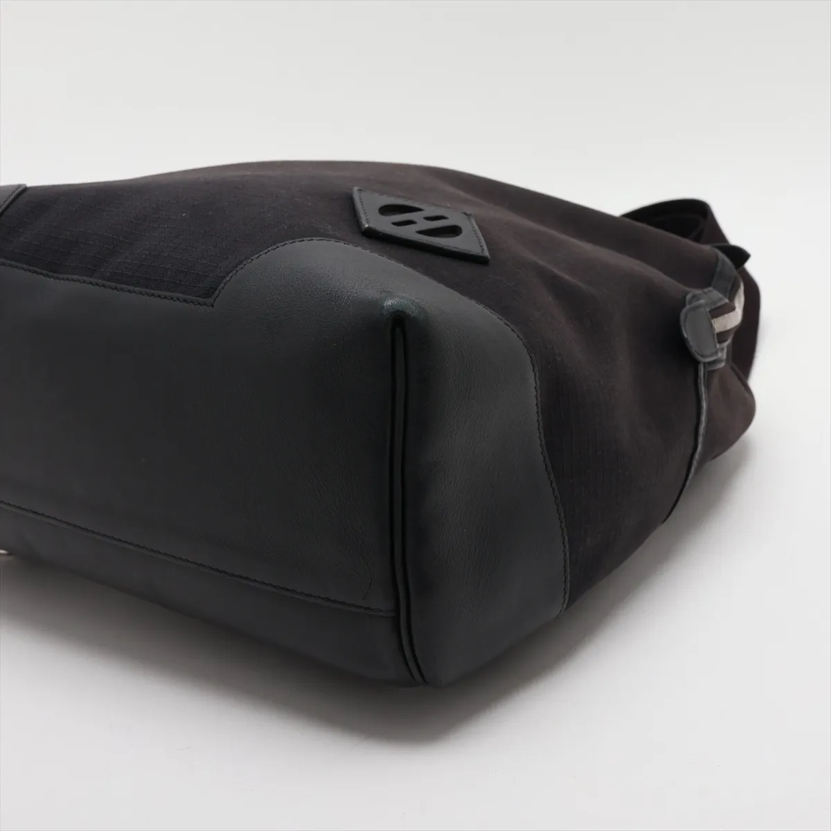 Sac à Dos Allback Toile Bivaque x Veau Swift Black Silver Hardware B: 2023 — view 3