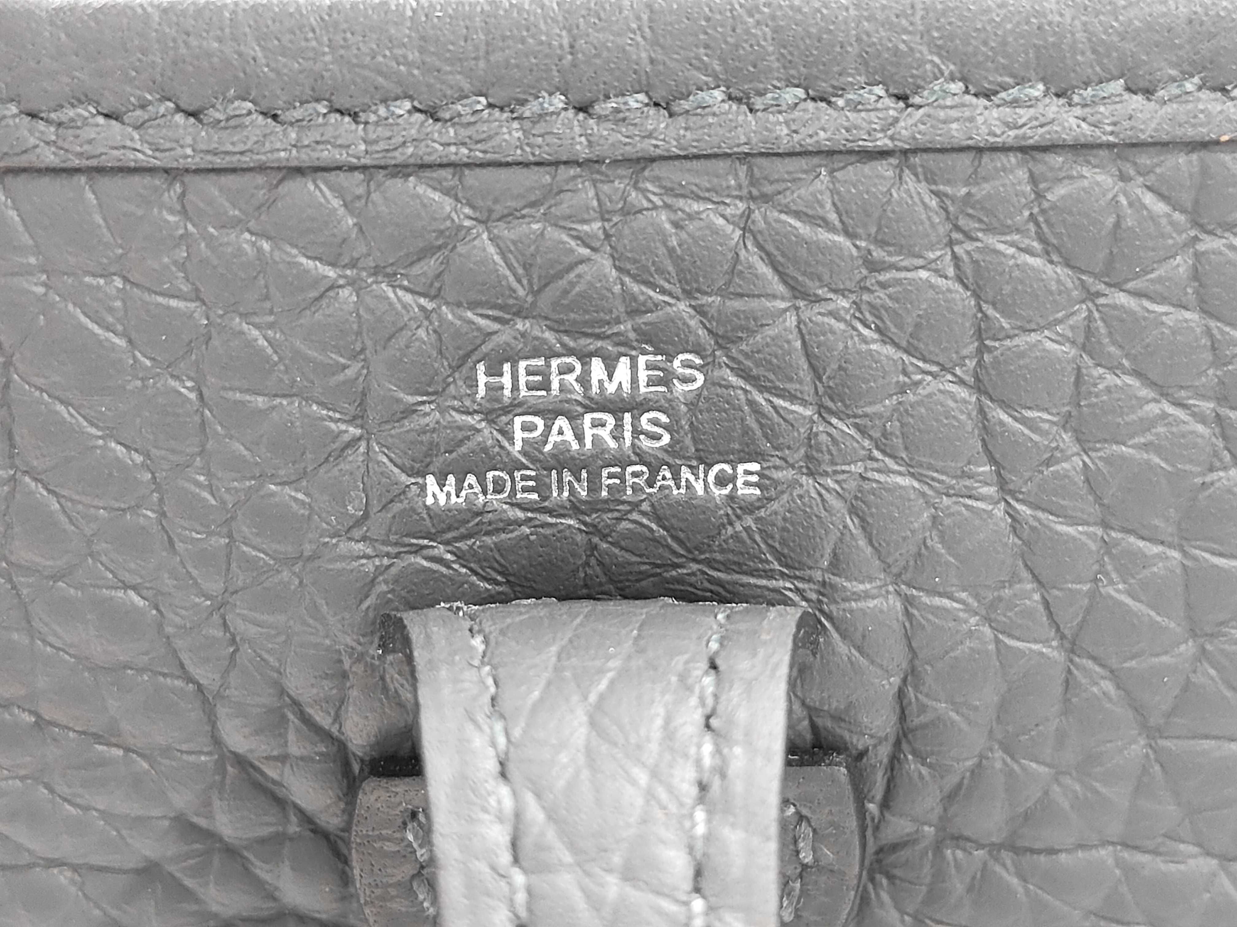 Evelyne TPM Taurillon Leather Shoulder Bag, G Stamp: 2026, Silver Hardware, Gray Tone — view 6