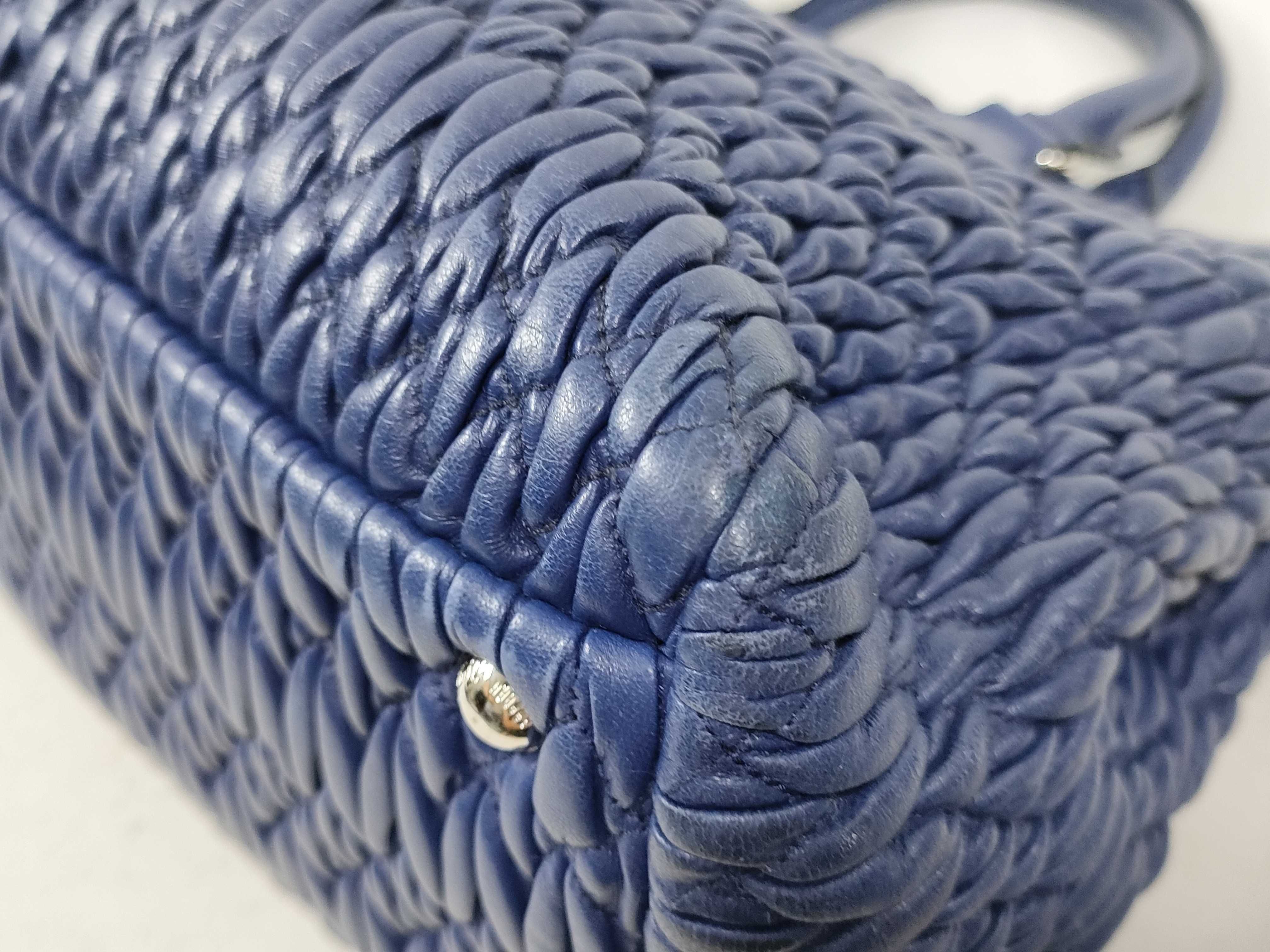 Leather Matelassé 2-Way Handbag — view 7