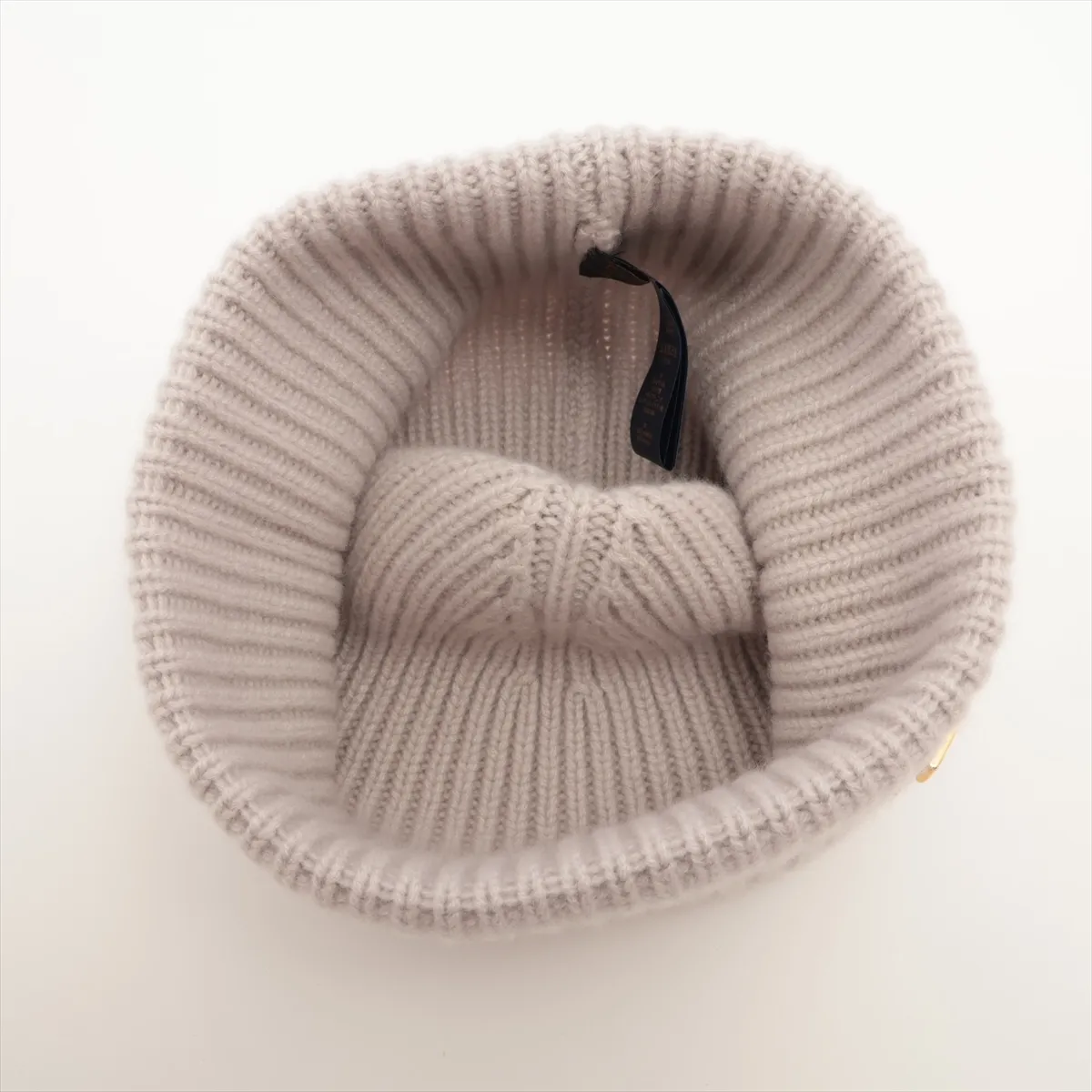 M78970 Beanie LV Spark RN2243 Knit Cap Cashmere Greige — view 4